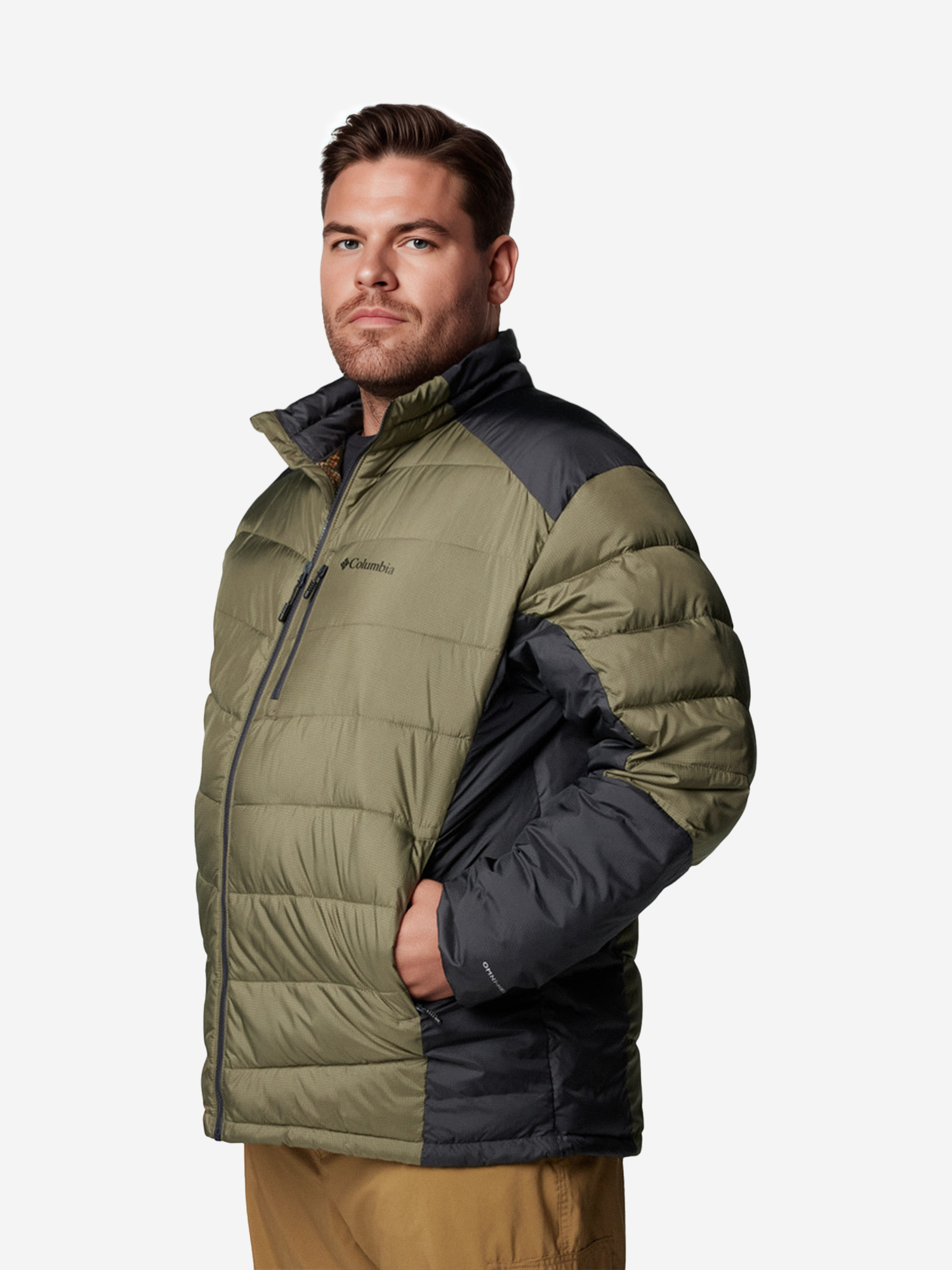 Пуховик мужской Columbia Plus Size Labyrinth Loop II Jacket Зеленый 17999₽