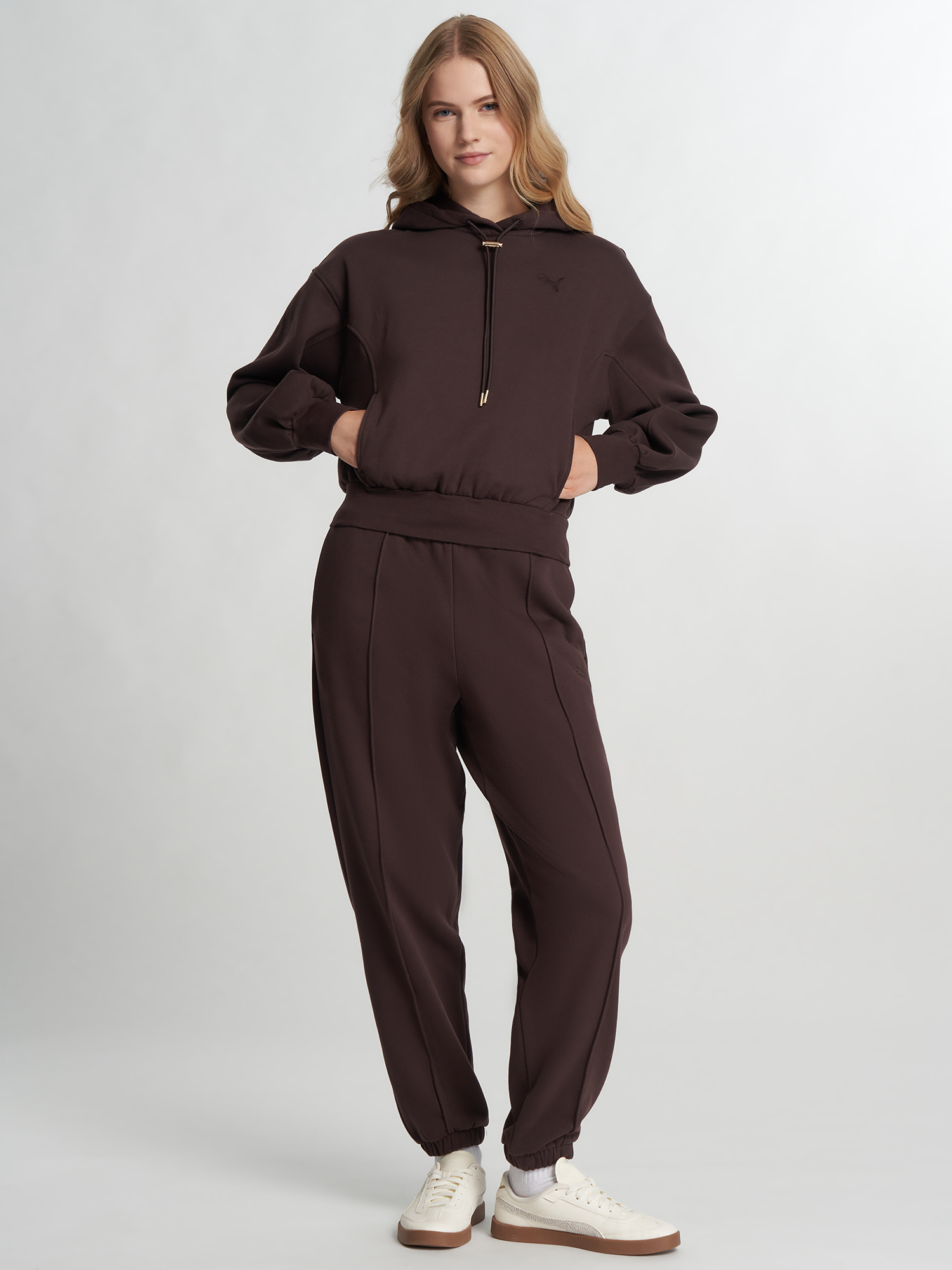 Худи женское PUMA, Коричневый 3