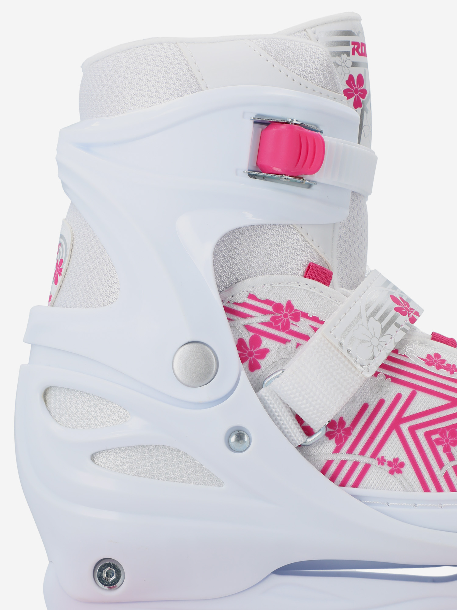 фото Роликовые коньки детские roces quaddy 3.0, белый