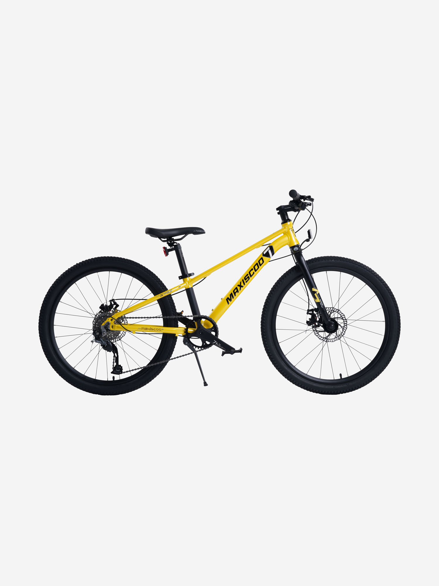 

Велосипед Детский Maxiscoo 7BIKE 24'' M500 Желтый (2024), Мультицвет