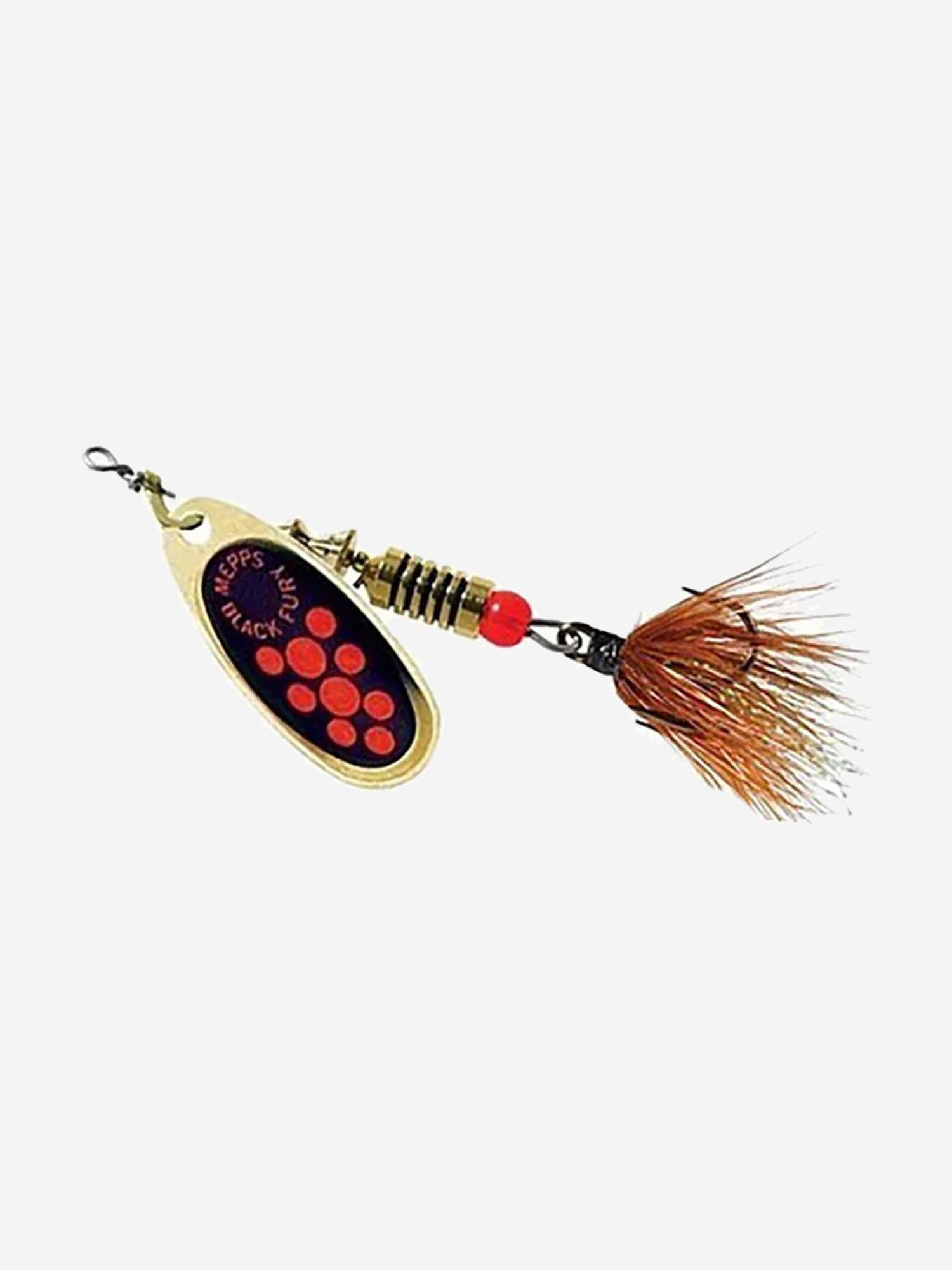 

Блесна для рыбалки вертушка Mepps BLACK FURY MOUCHE, , Gold/Orange, 1 штука, Золотой