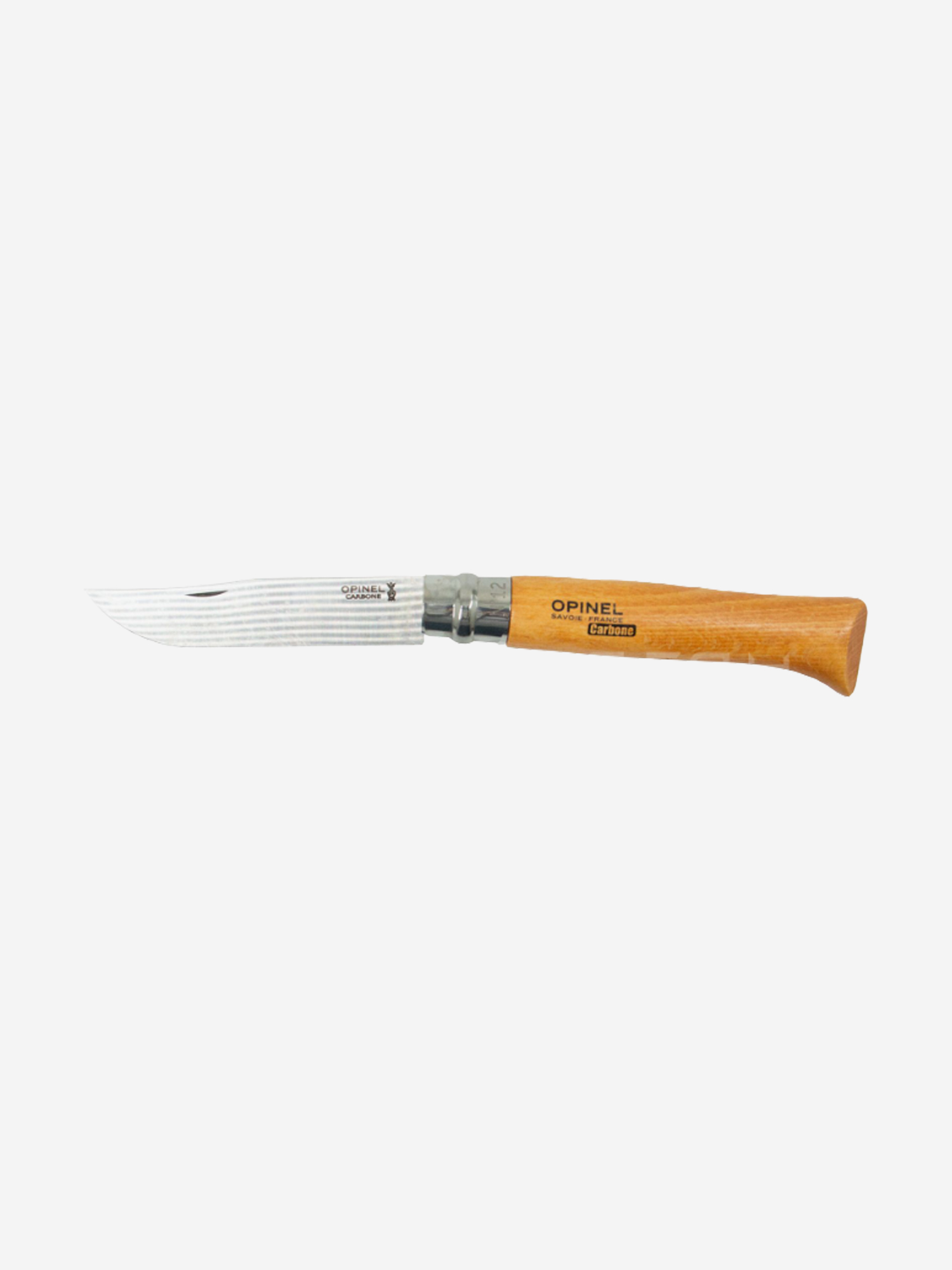 Изображение товара Нож Opinel №12, углеродистая сталь, рукоять из дерева бука, блистер, 001256