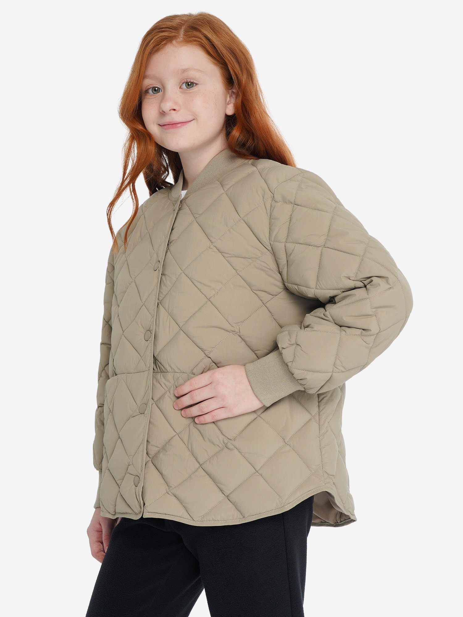 

Куртка утепленная для девочек GSD, Бежевый