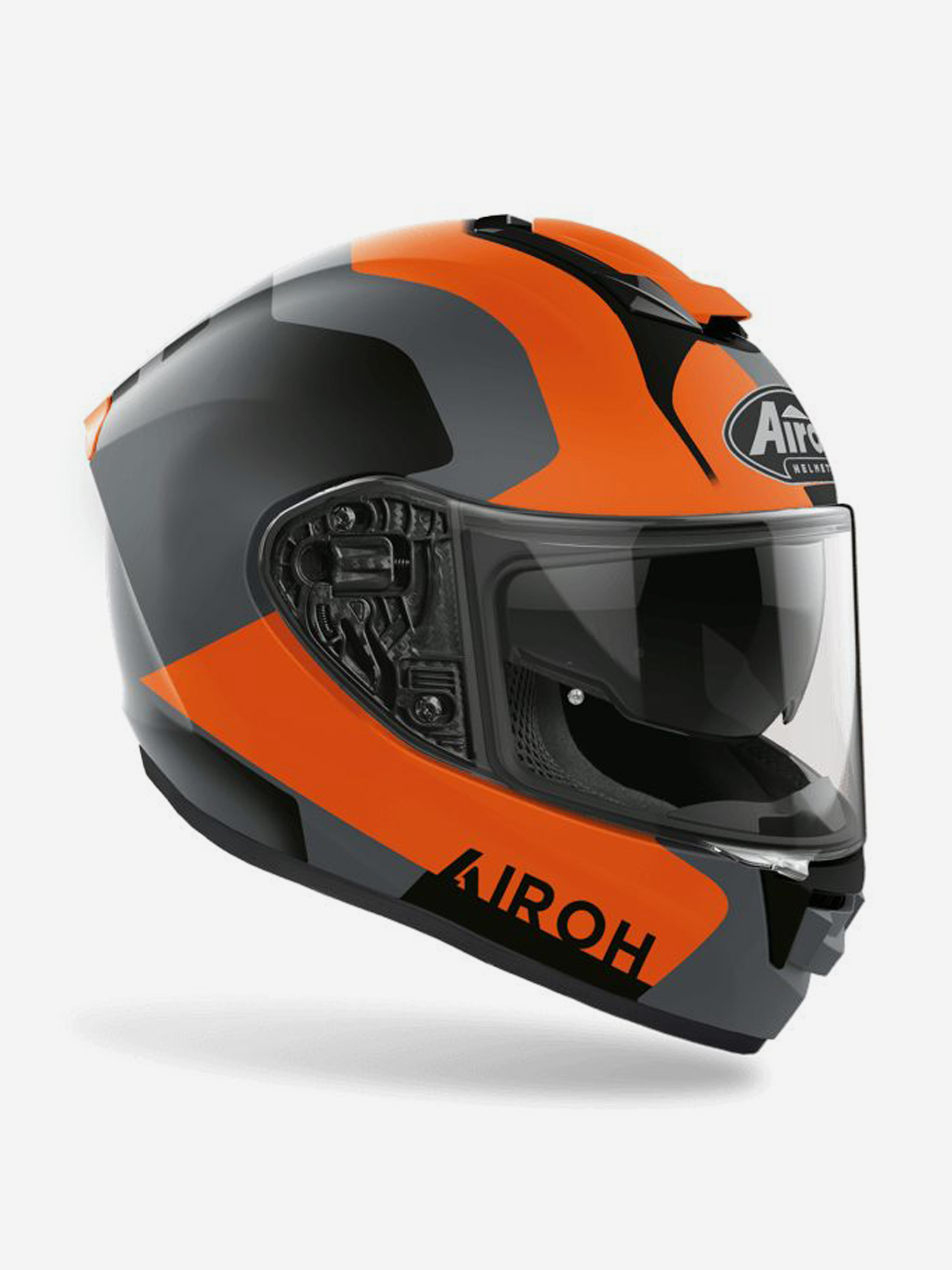 

Мотошлем интеграл Airoh ST.501 DOCK Orange Matt, Черный