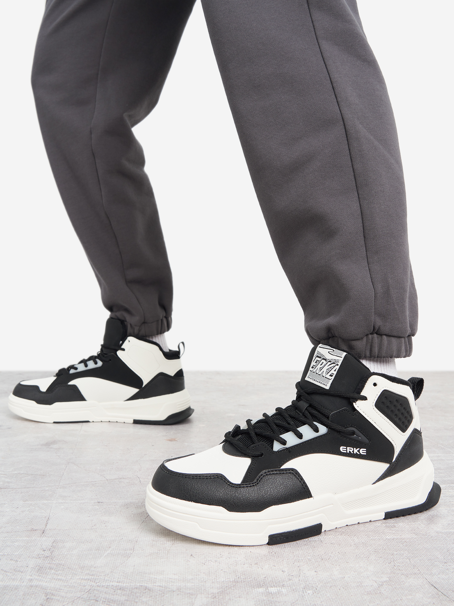 Изображение товара Женские утепленные кеды Erke Skateboard высокие зимние стильные