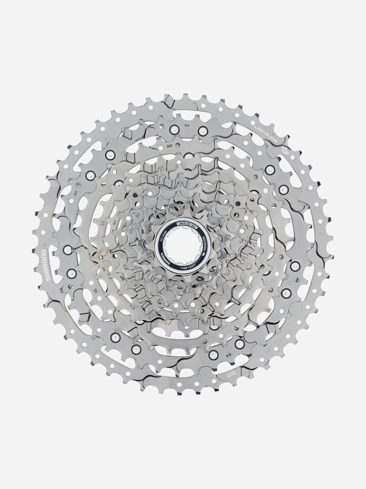 Изображение товара Кассета велосипедная Shimano CS-LG400-11 Linkglide 11-45T, 11 скоростей