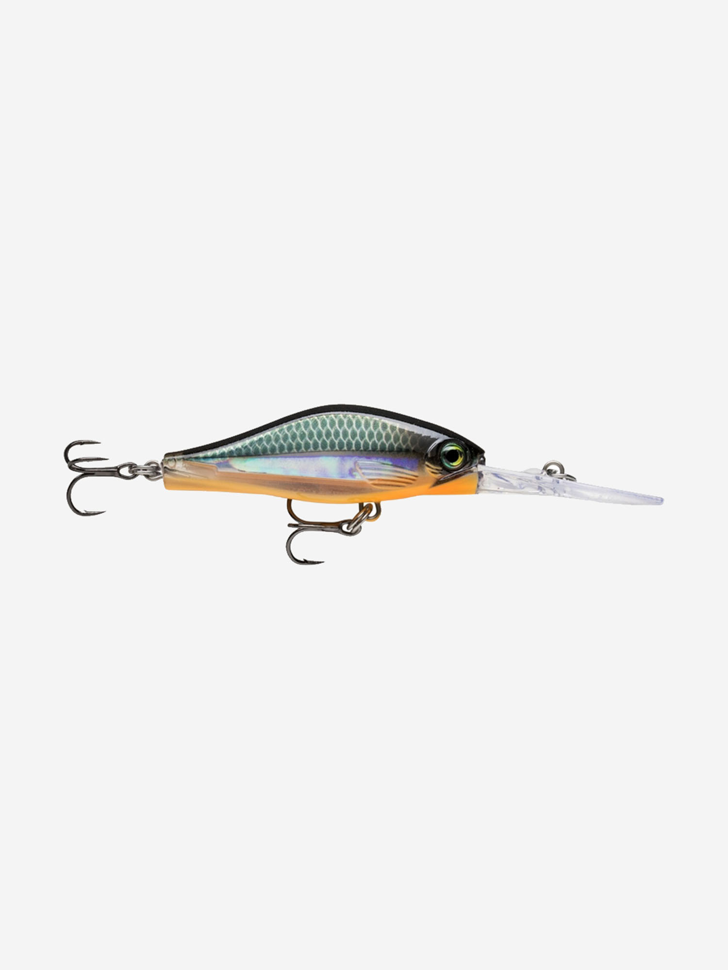 

Воблер для рыбалки RAPALA Shadow Rap Jack Deep 07, 7см, 10гр, цвет HLW, медленно всплывающий, Серебряный