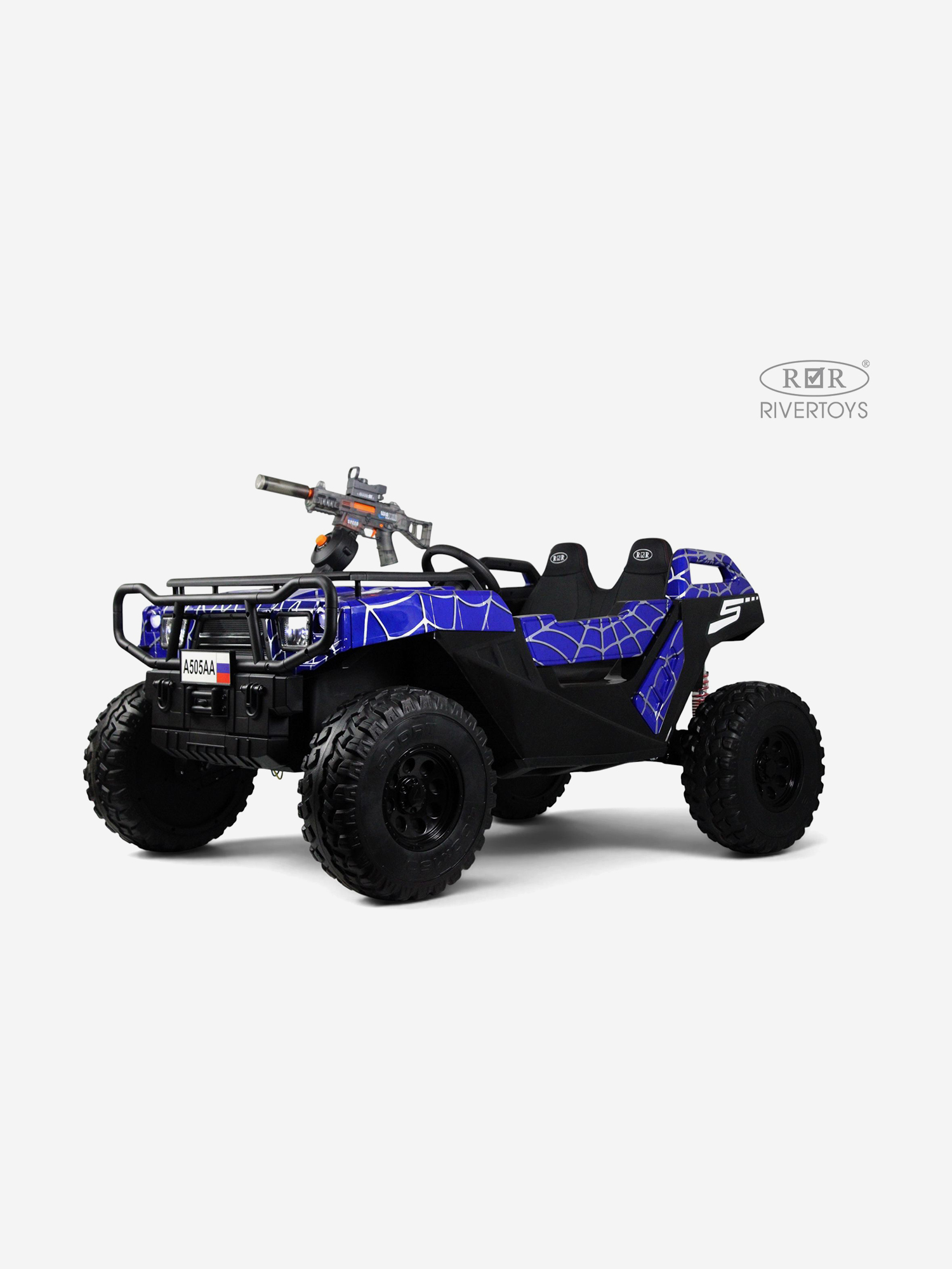 Изображение товара Детский электромобиль RIVERTOYS A505AA-LUX, Синий Изображение товара Детский электромобиль RIVERTOYS A505AA-LUX, Синий
