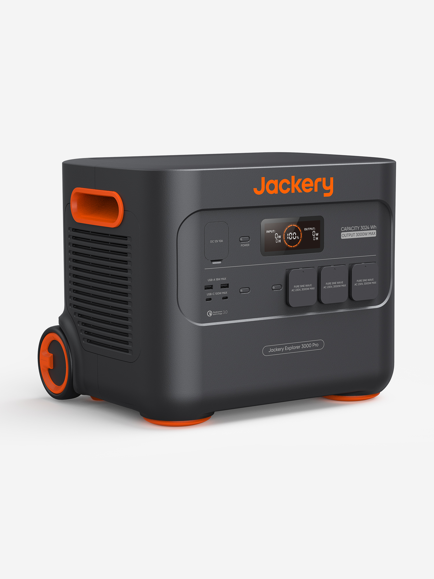 

Jackery Explorer 3000 Pro EU Портативный аккумулятор, Черный
