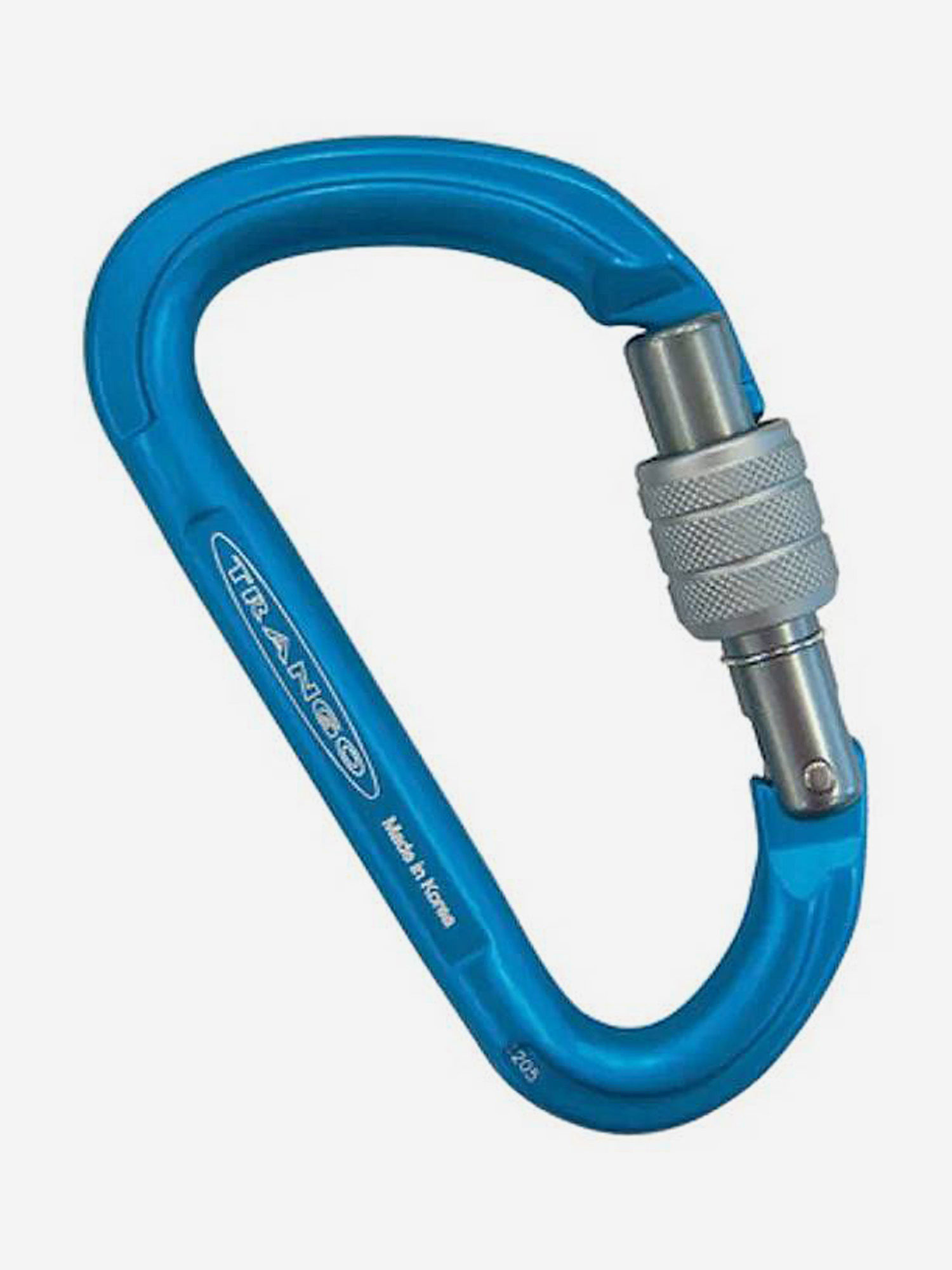 

Карабин TRANGO трапеция Big D K Lock, Голубой