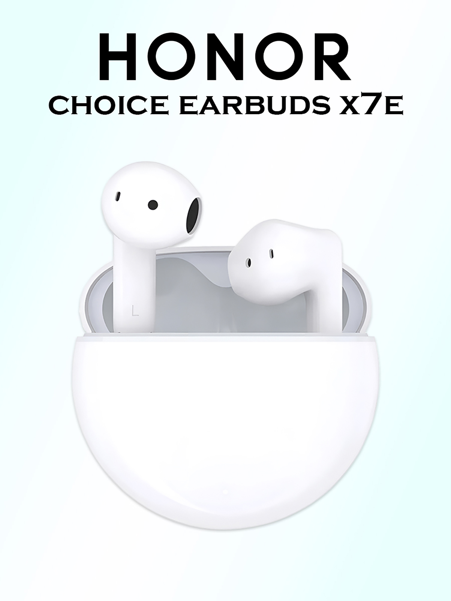 

Беспроводные наушники HONOR Choice X7e, белые, Белый