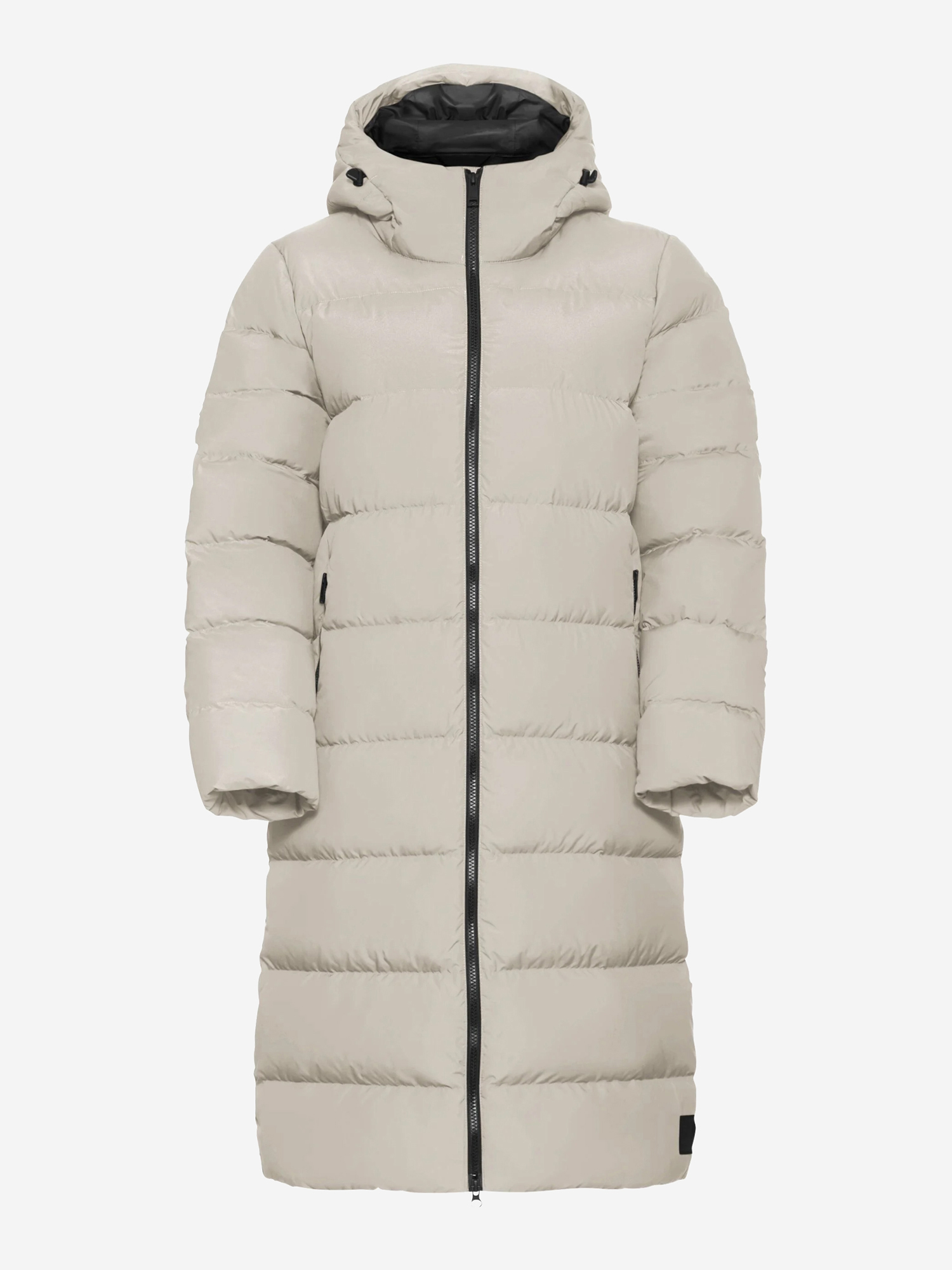 Пальто пуховое женское Jack Wolfskin Frozen Palace, Бежевый