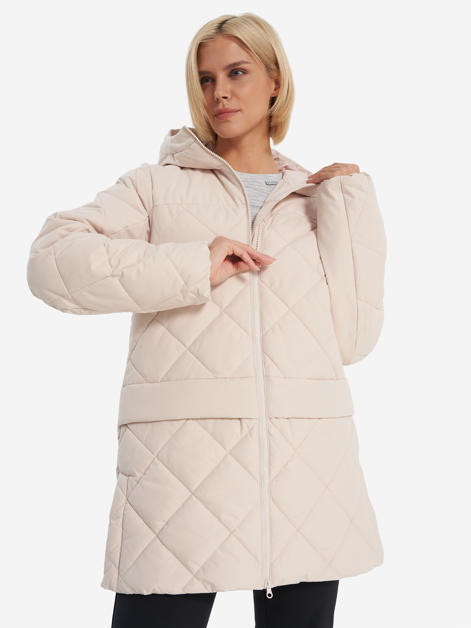 Пуховик женский Glissade Бежевый 11999₽