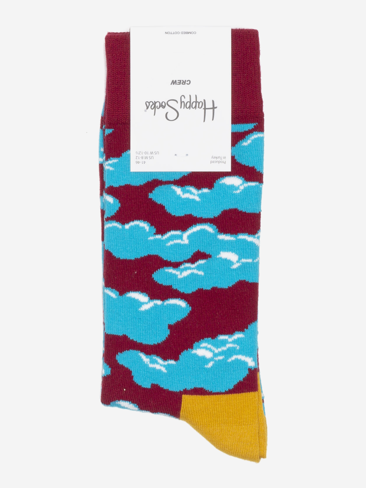 

Носки с рисунками Happy Socks, Under The Clouds, Красный