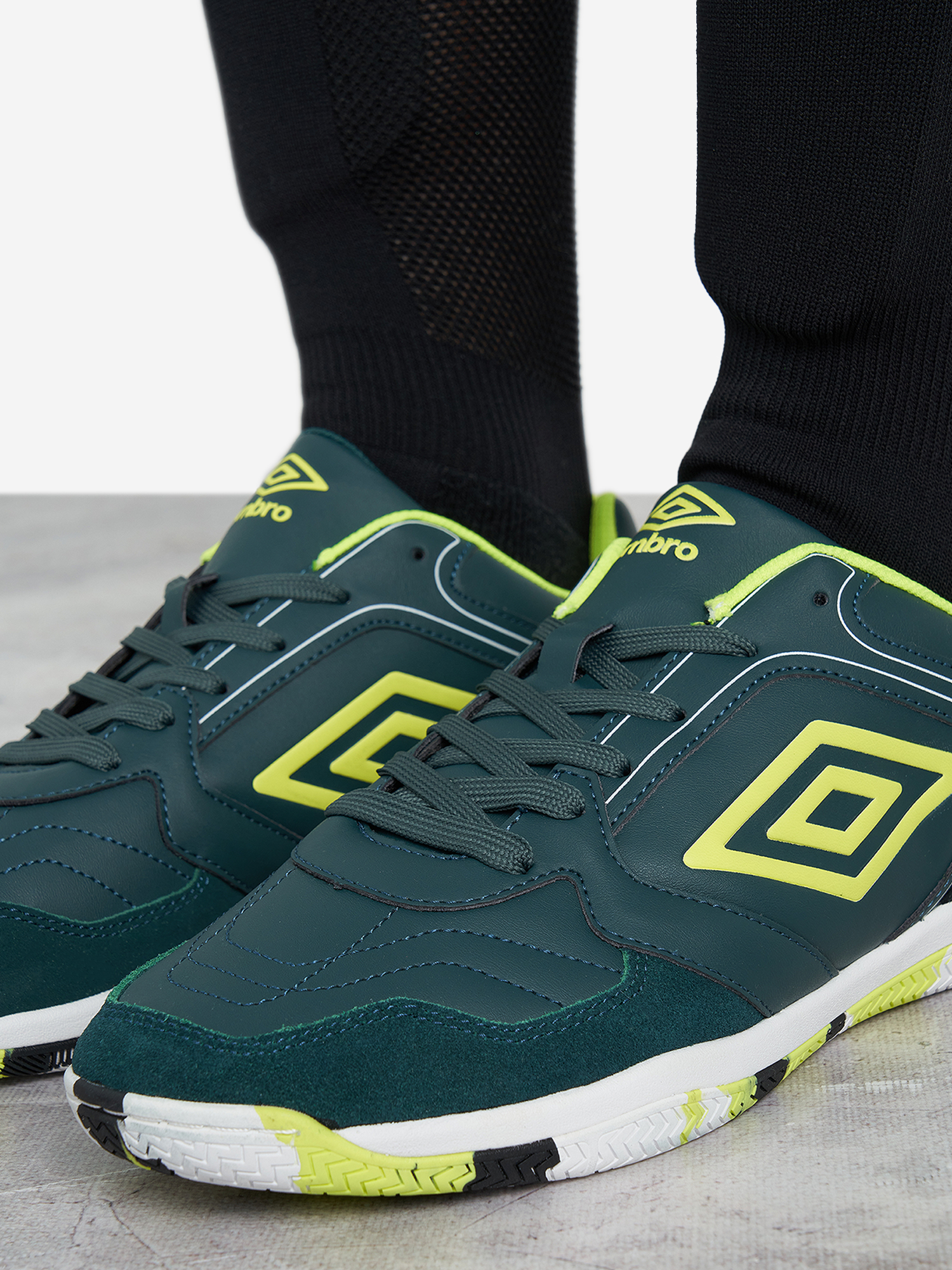 фото Бутсы мужские umbro sala ic, зеленый