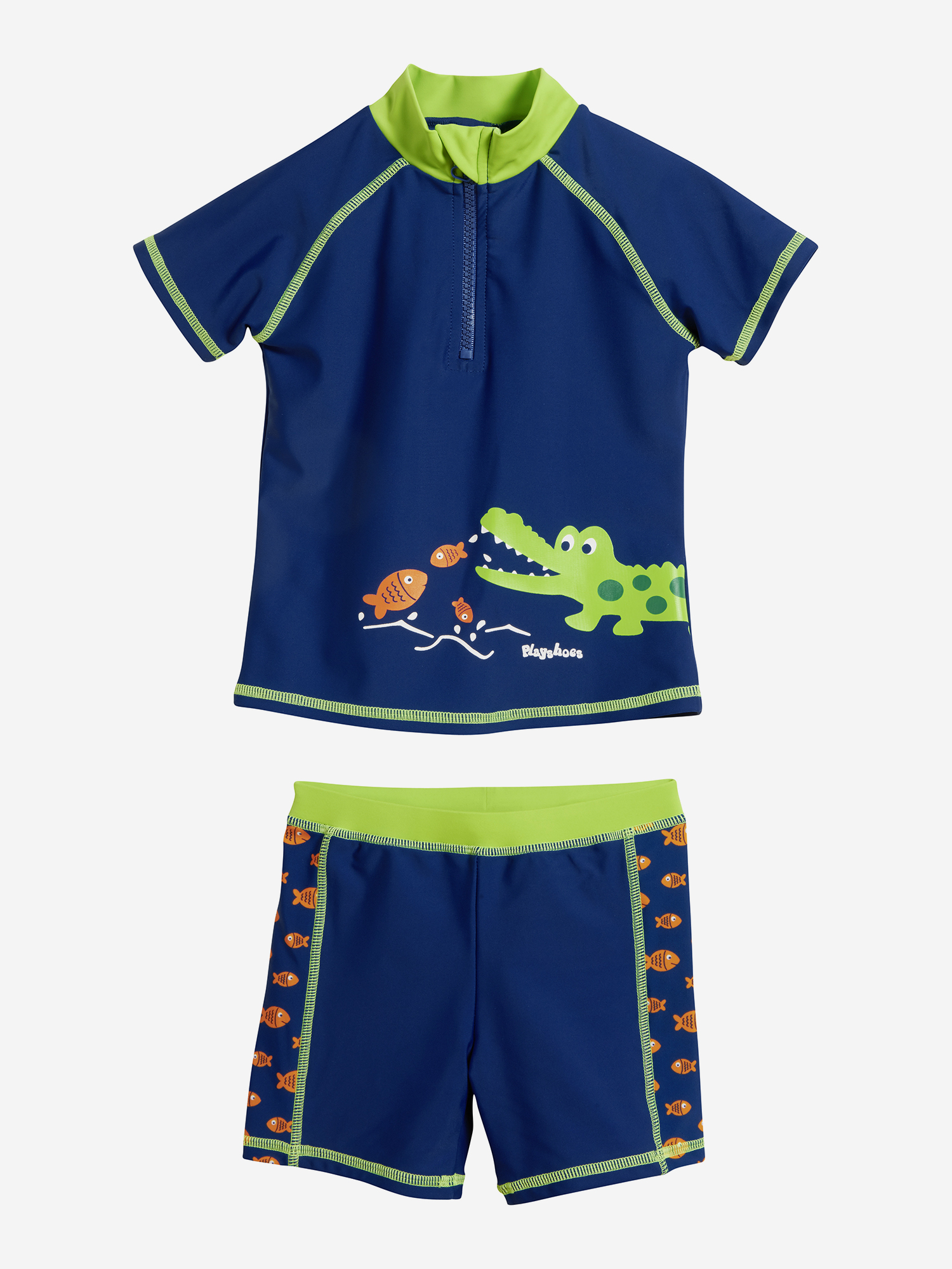 

Купальный костюм "Крокодил" для мальчика Playshoes, Синий