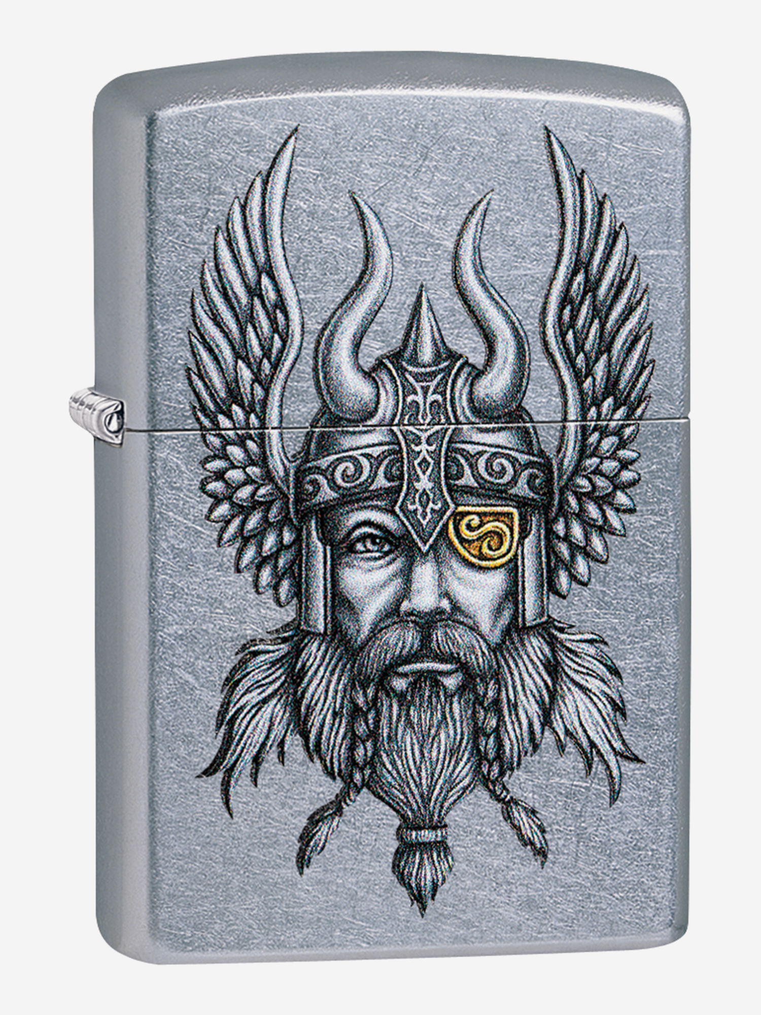 

Зажигалка бензиновая ZIPPO 29871 Viking Warrior, Серебряный