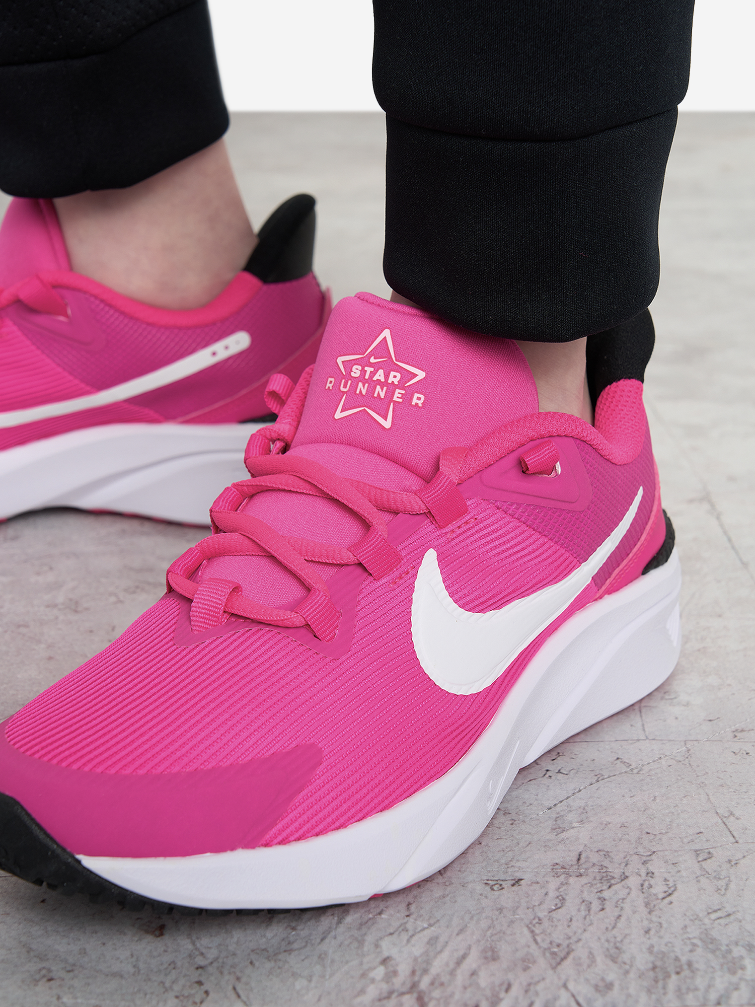 фото Кроссовки для девочек nike star runner 4 nn (gs), розовый