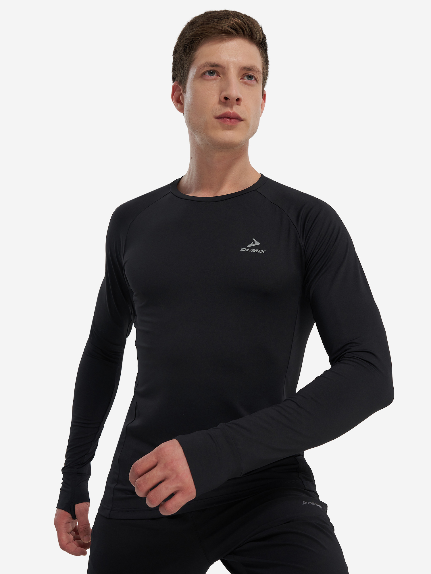 Лонгслив мужской Demix, черный, арт. 136112dmx-99