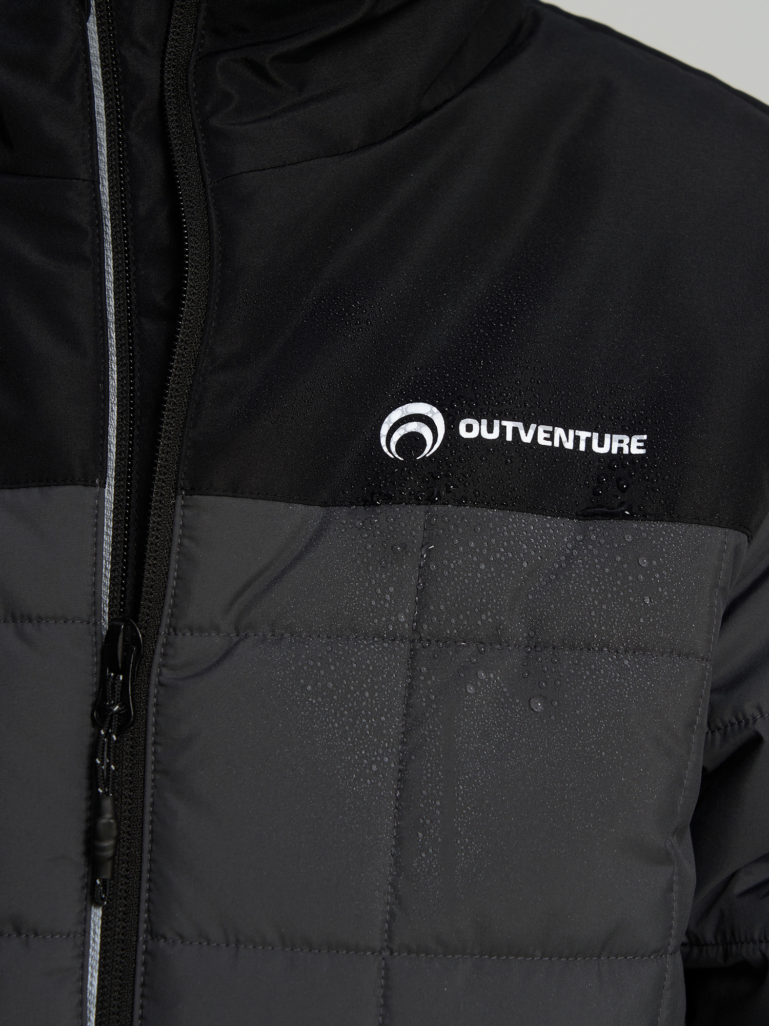 Куртка утепленная непродуваемая детская Outventure, Серый