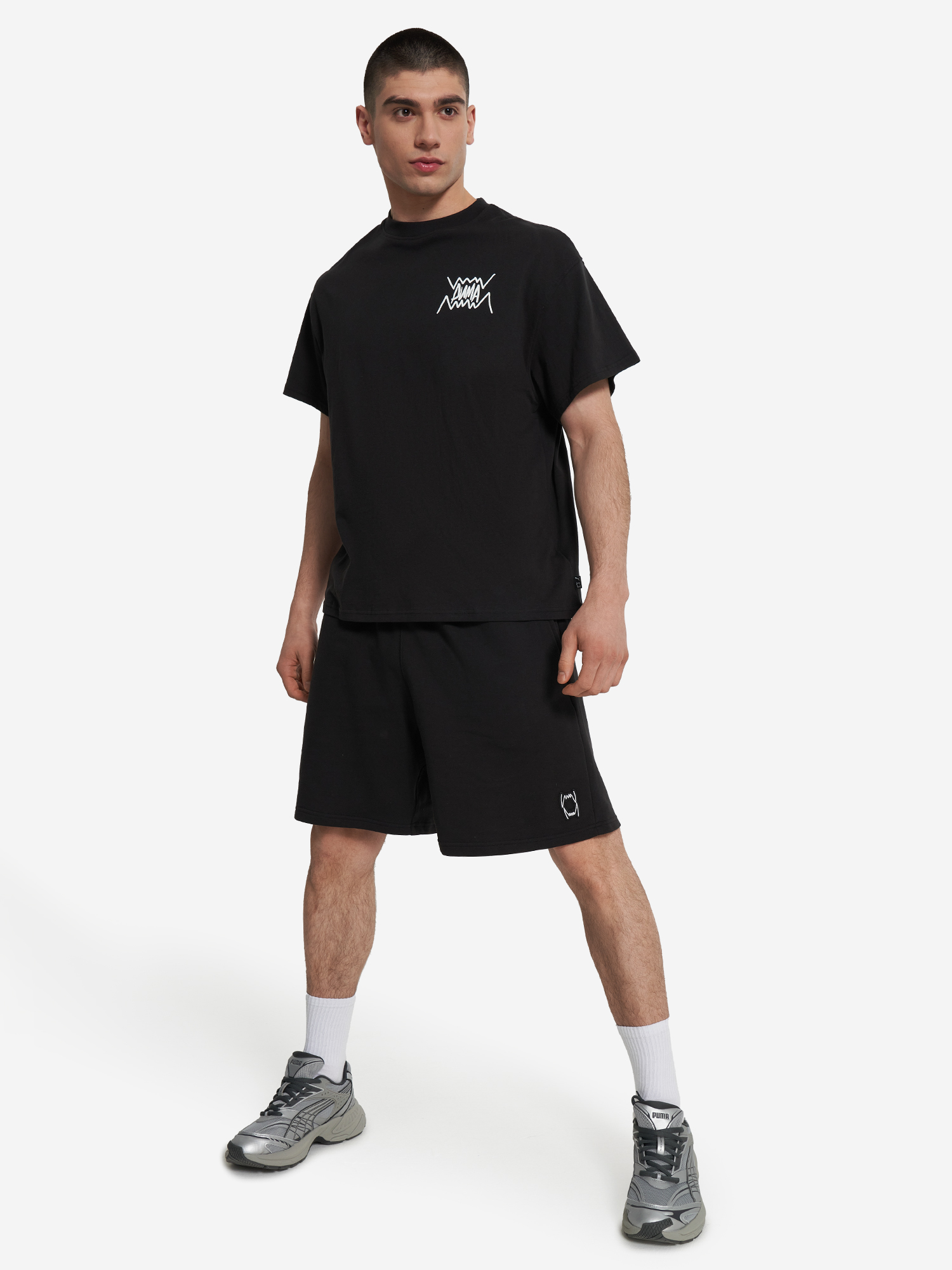 фото Футболка мужская оверсайз puma, черный