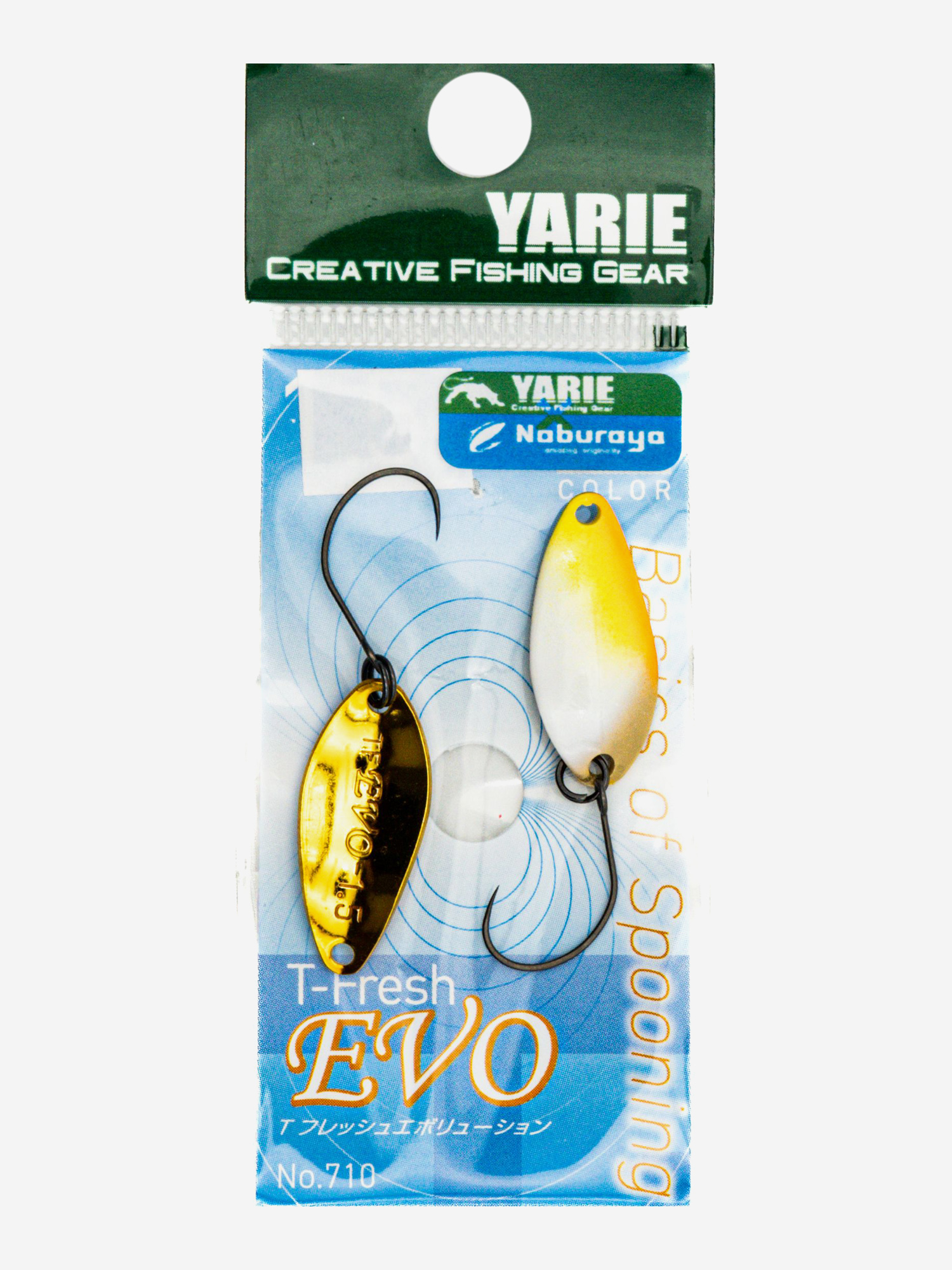 

Блесна Yarie №710 T-Fresh EVO,  гр, Golden Pudding, Мультицвет