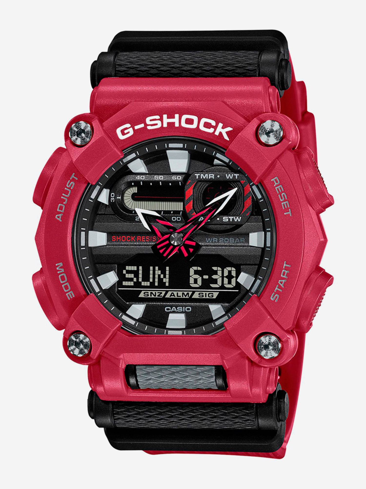 

Спортивные часы CASIO GA-900-4A, Красный