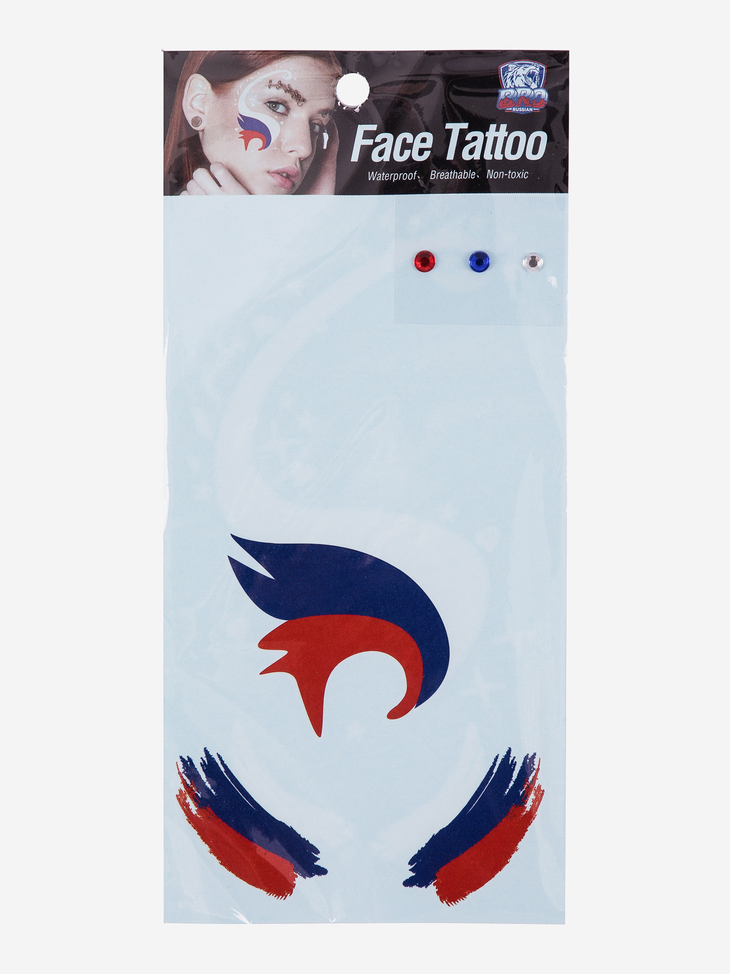 

Тату-наклейки BRO RUSSIAN, Мультицвет