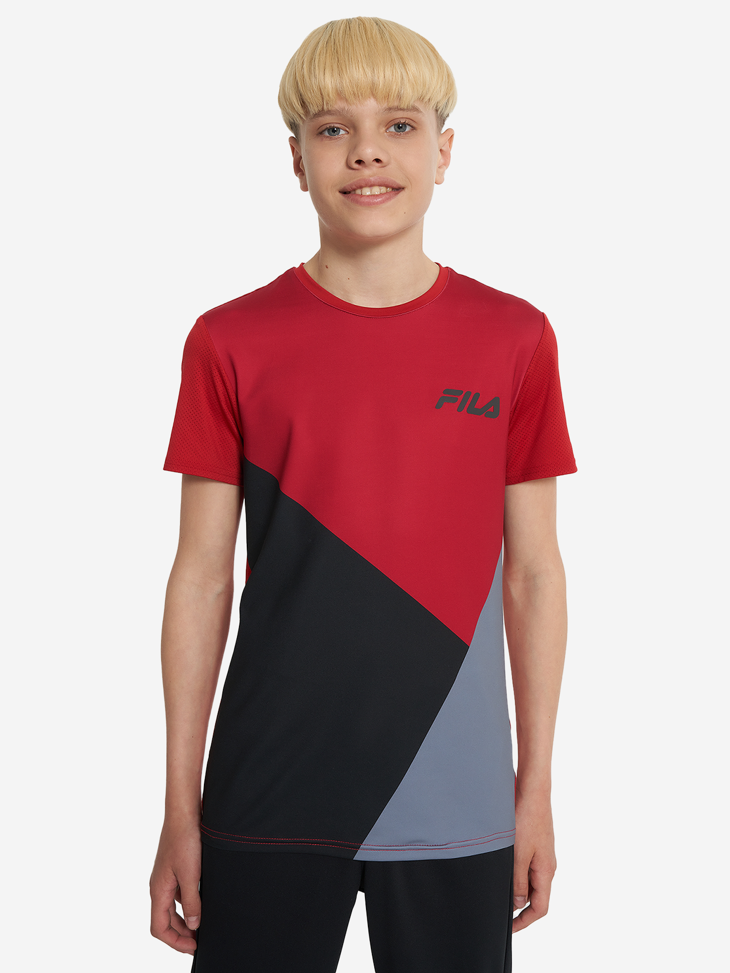 фото Футболка для мальчиков fila, красный