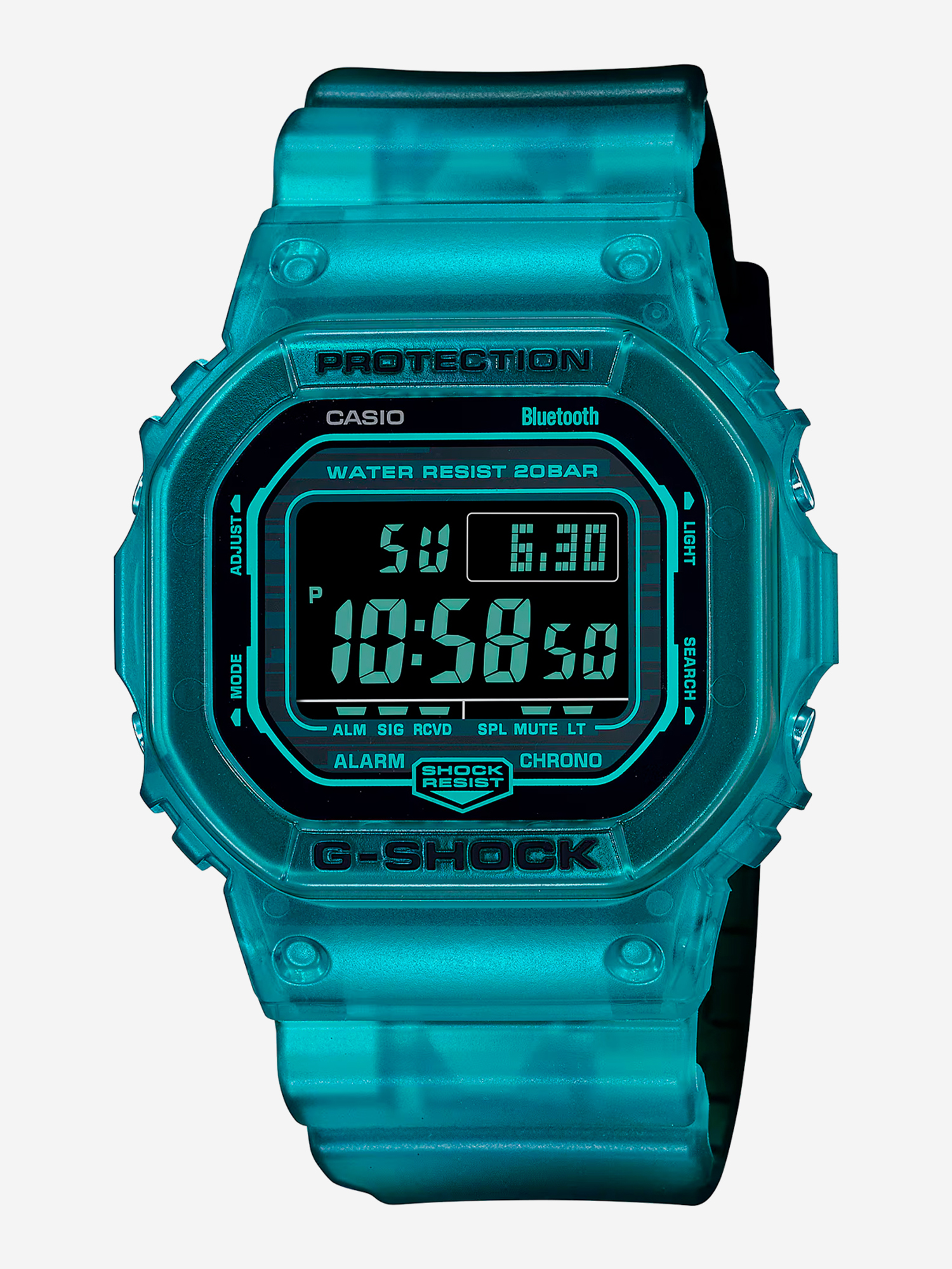 

Наручные часы Casio G-Shock DW-B5600G-2E, Голубой