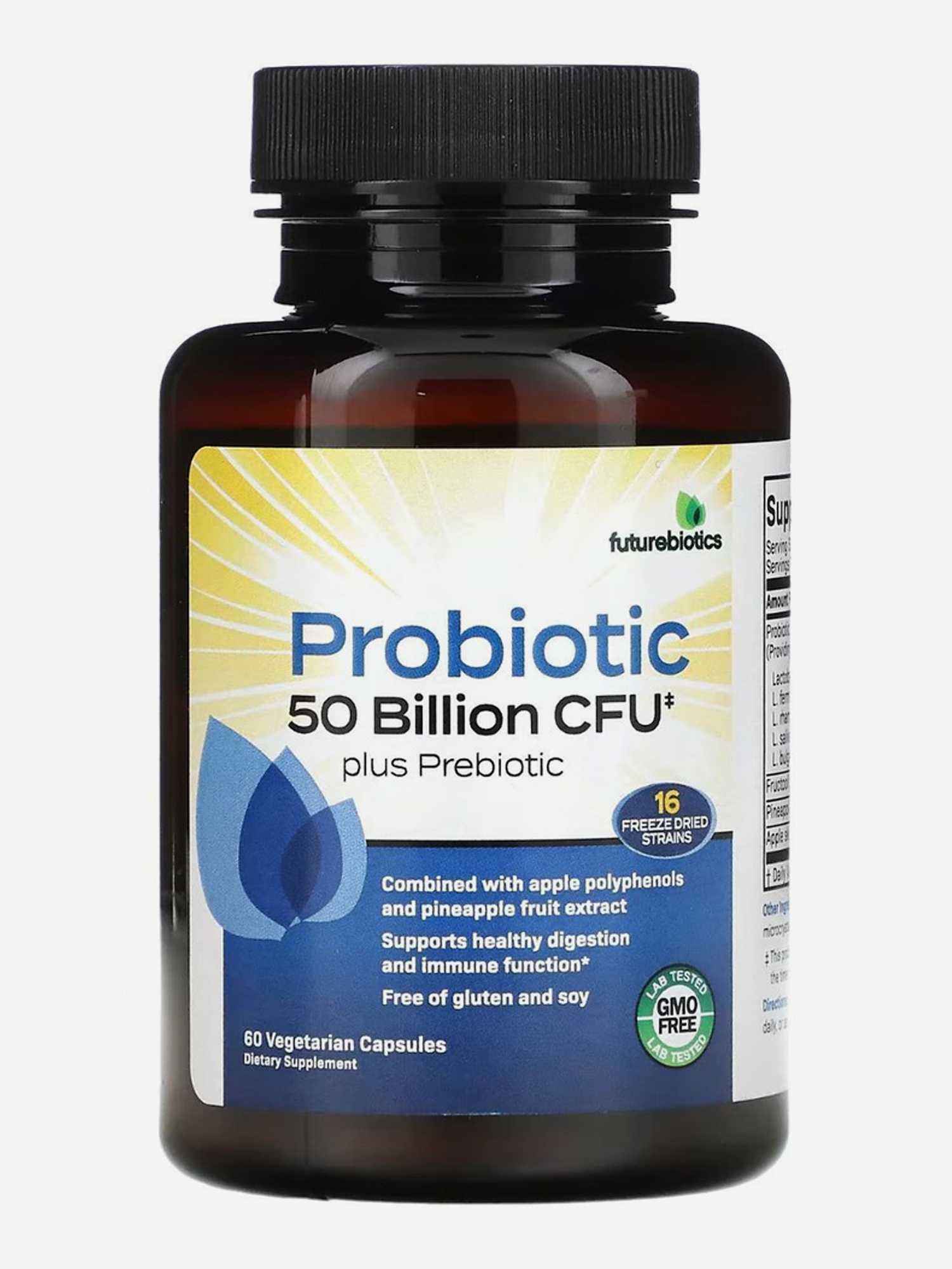 Изображение товара Пробиотик, FutureBiotics, 250 мг, 60 капсул