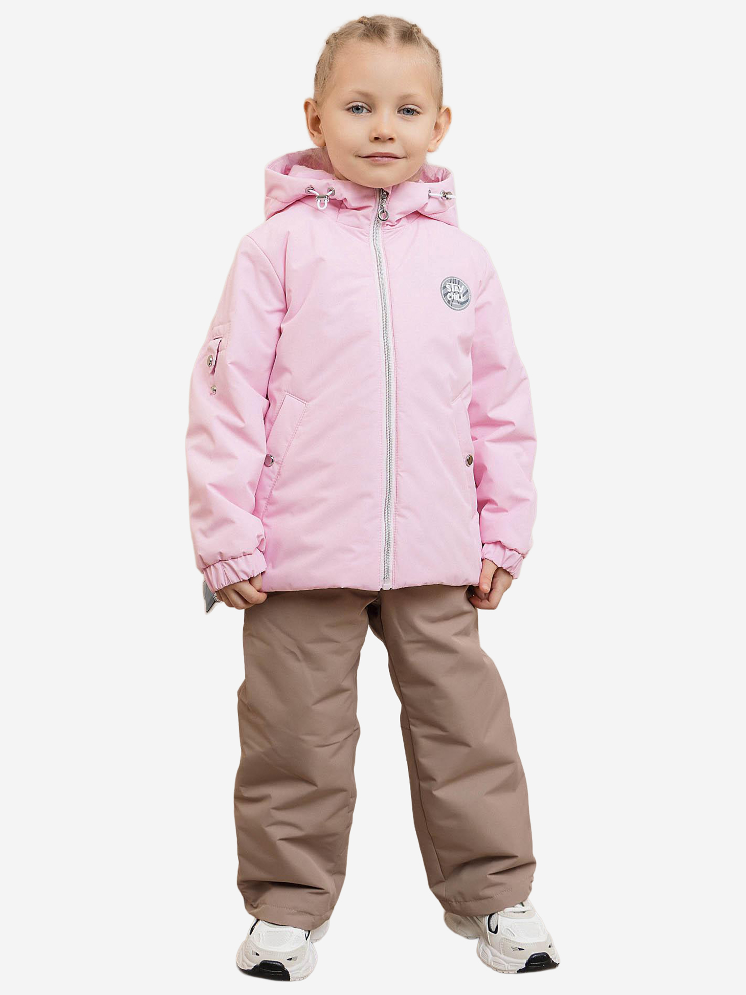 Изображение товара Костюм демисезонный для девочки batik Сильвана розовое золото