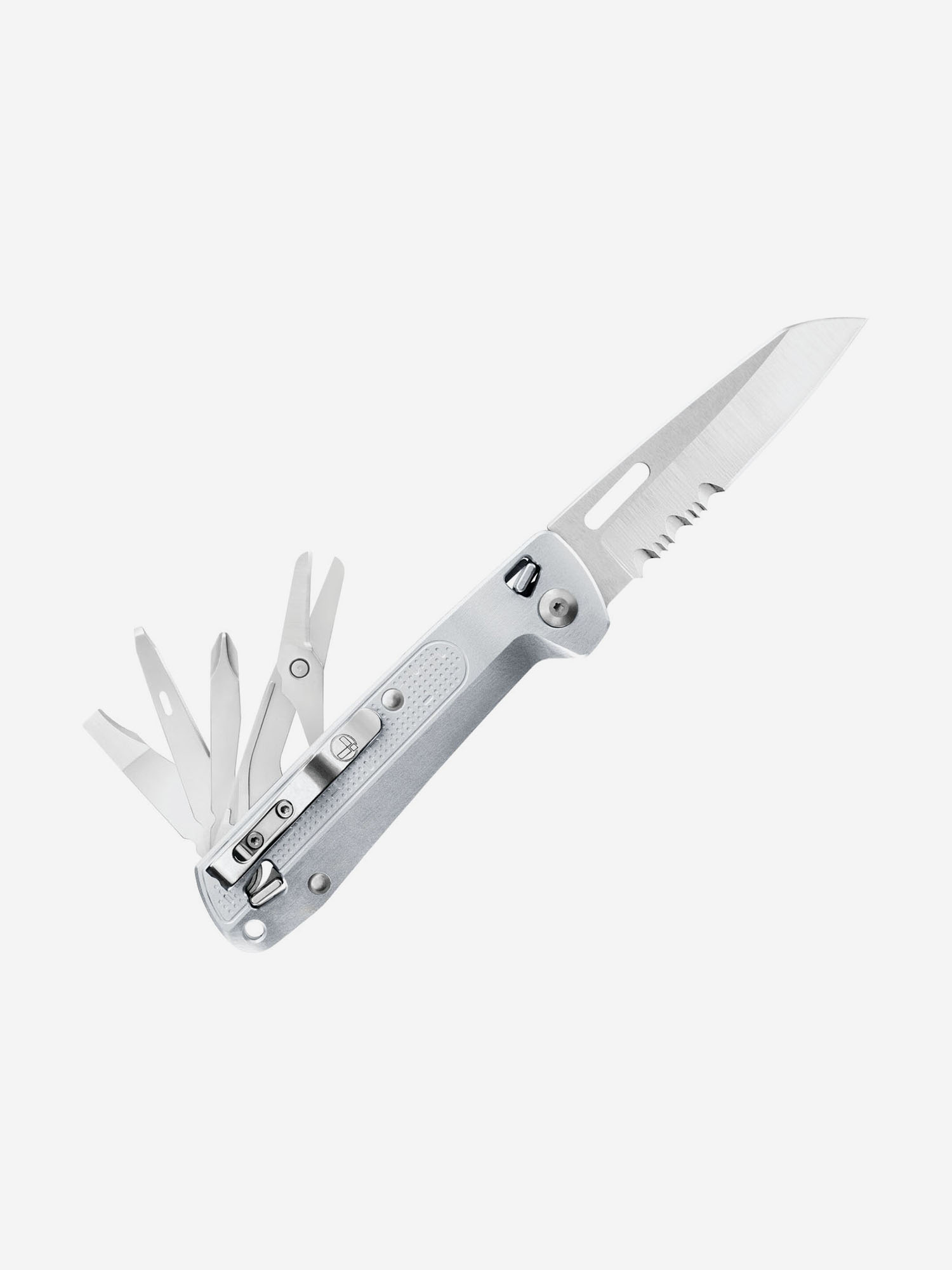 

Мультиинструмент складной Leatherman Free К4х, 9 функций, Серебряный
