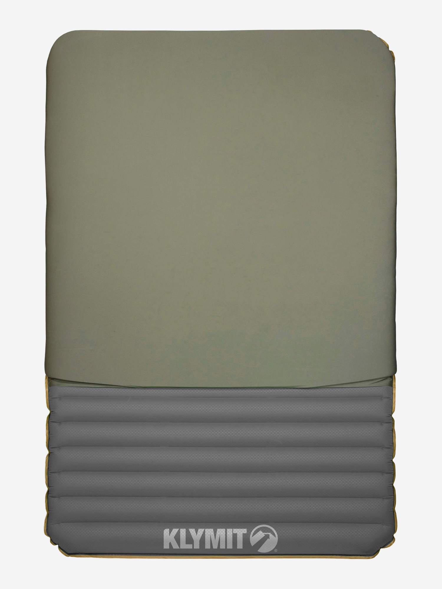 Надувной коврик KLYMIT Klymaloft Double, Зеленый надувной коврик klymit static v pad recon коричневый