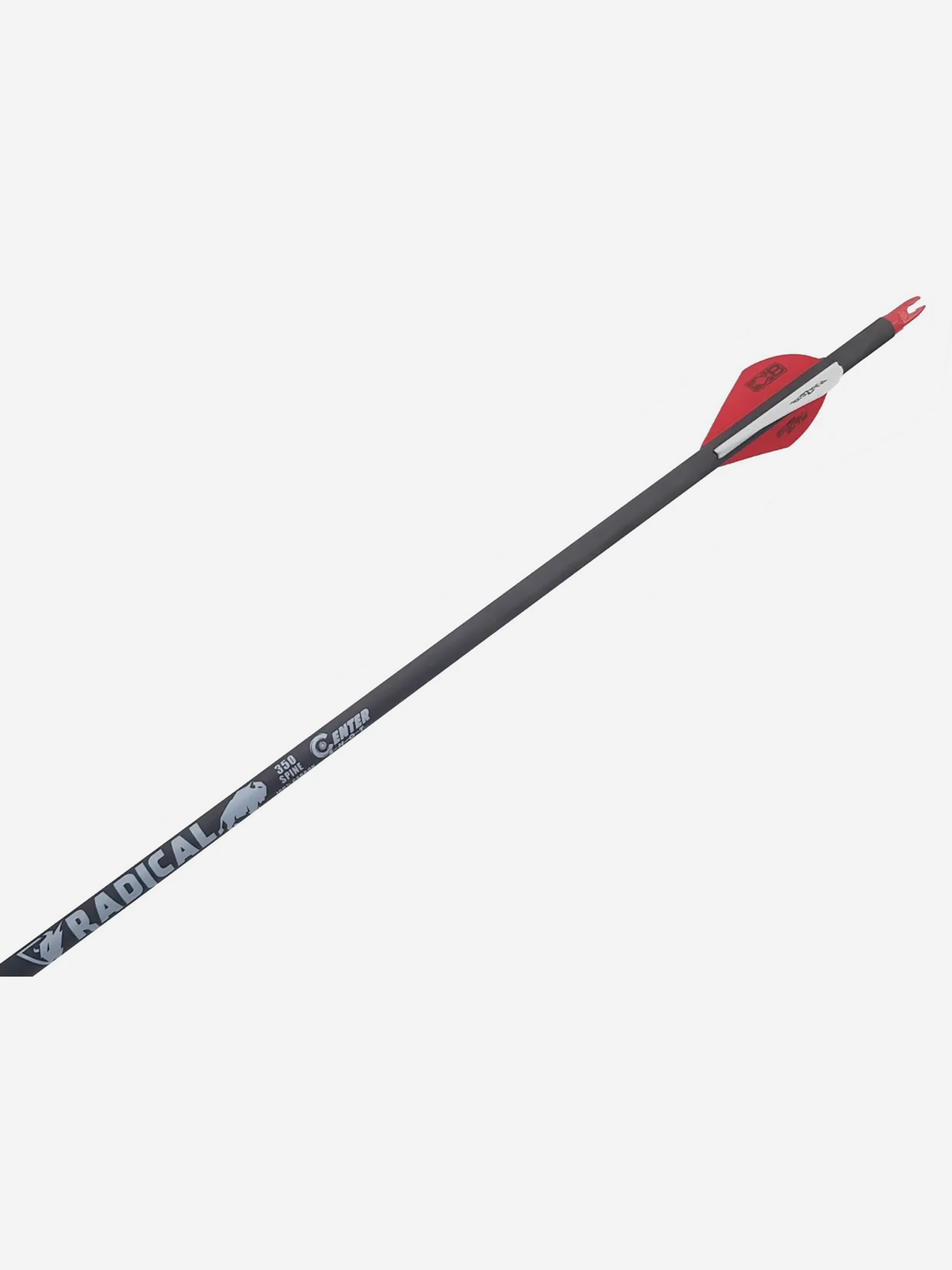 

Стрела лучная карбоновая Centershot Radical 350 оперение Blazer 2", Мультицвет