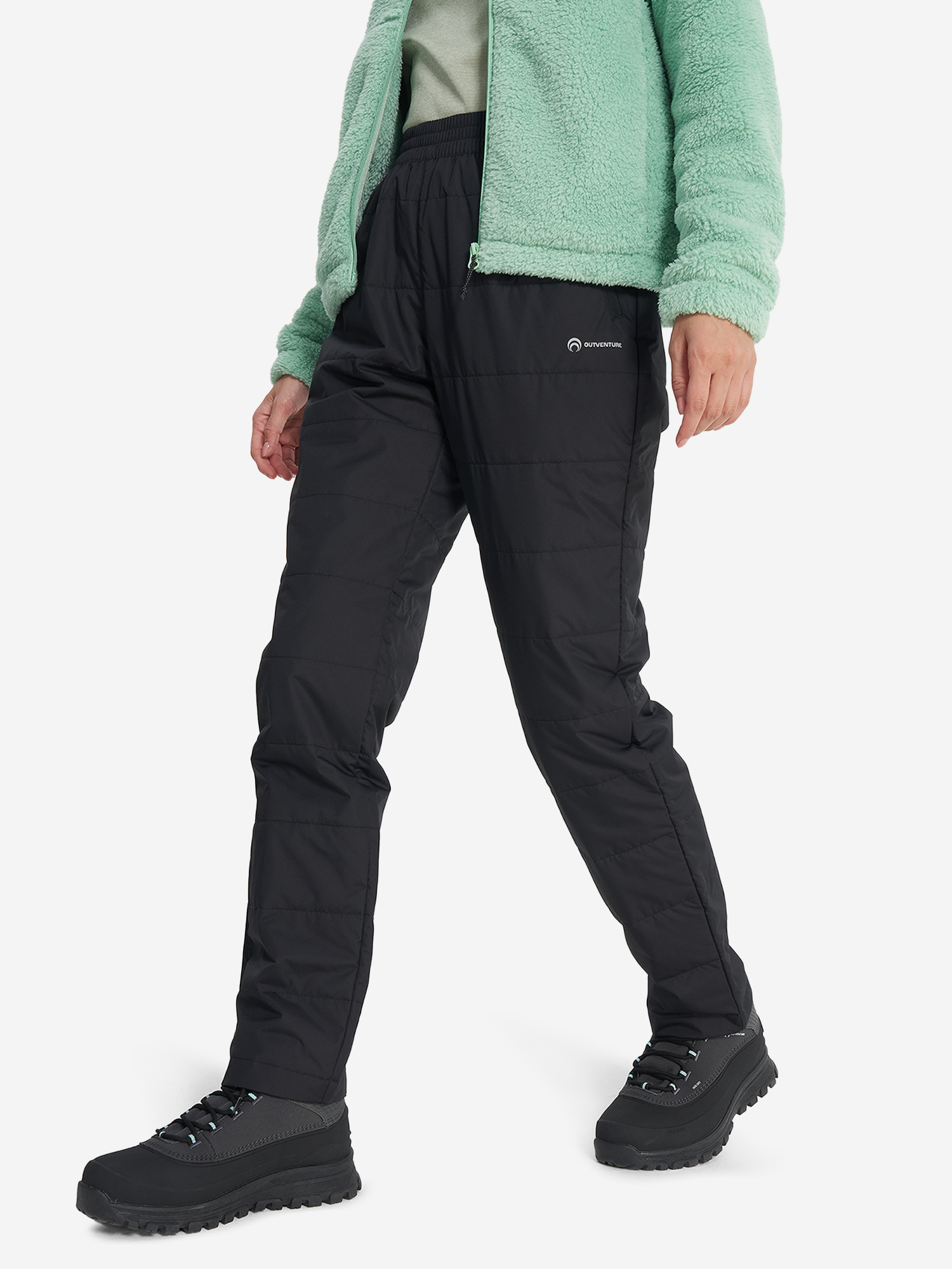 Брюки утепленные женские, черный, арт. 137039out-99