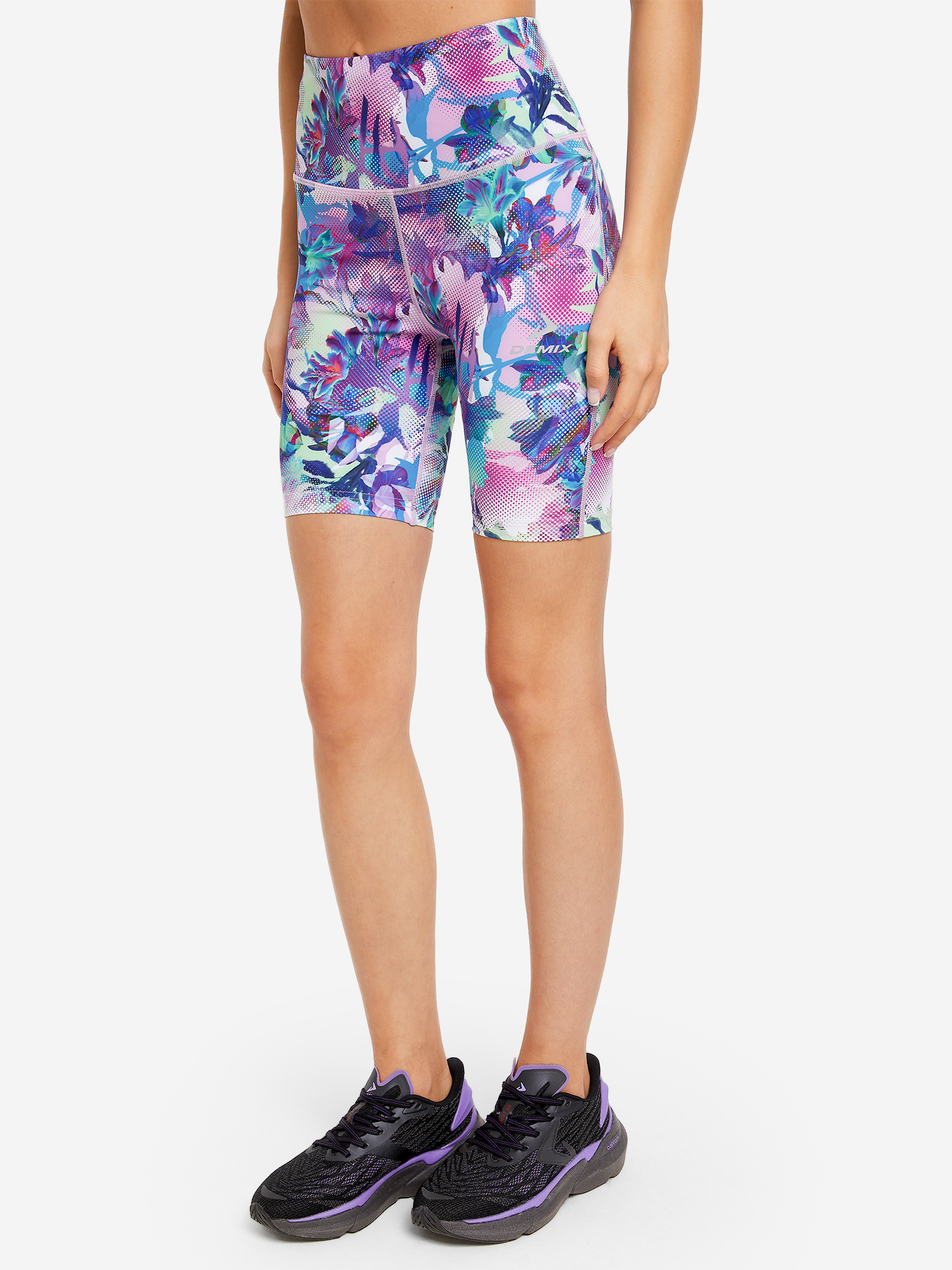 Изображение товара Женские велосипедки Demix для бега и тренировок влаговыводящие комфортные Изображение товара Женские велосипедки Demix для бега и тренировок влаговыводящие комфортные