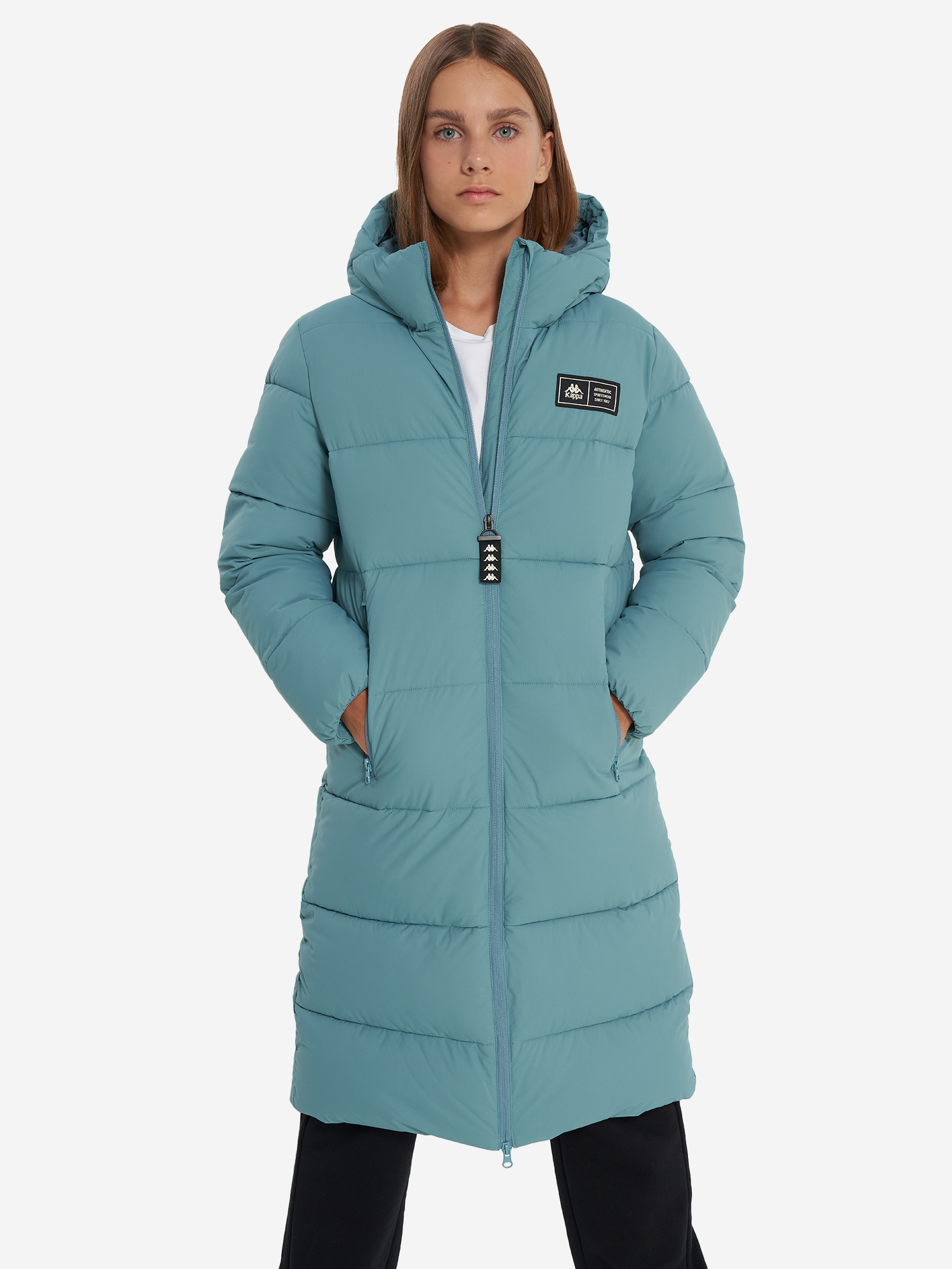 

Пальто утепленное для девочек Kappa, Синий