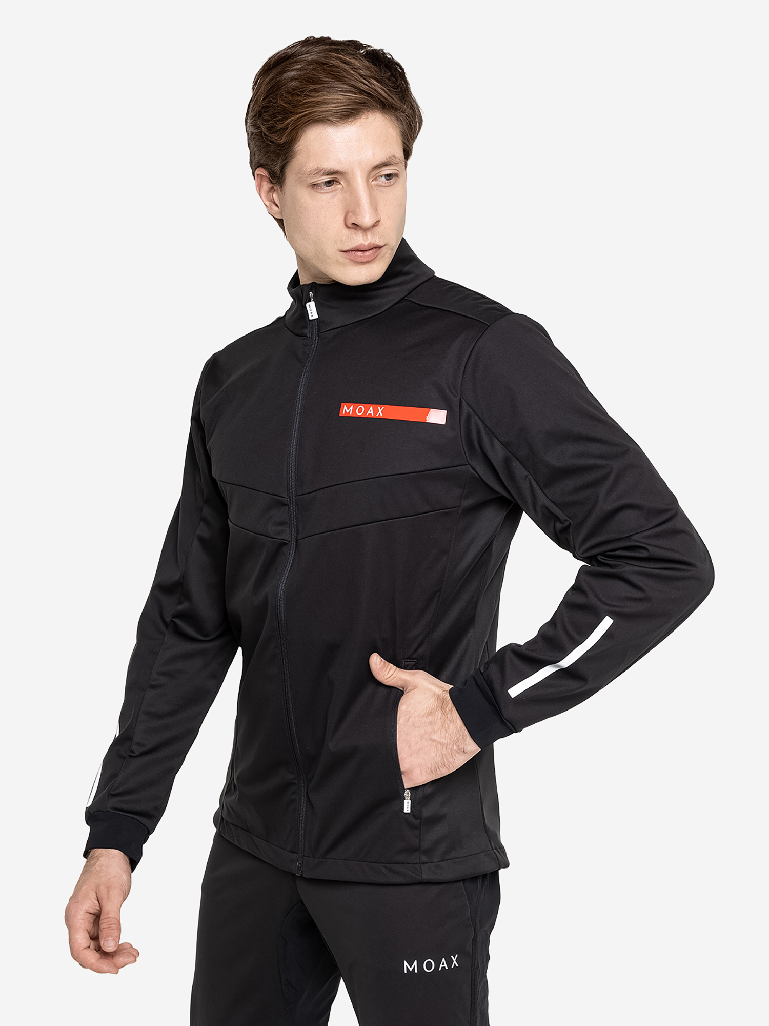 фото Куртка софтшелл мужская moaxsport sirius, черный