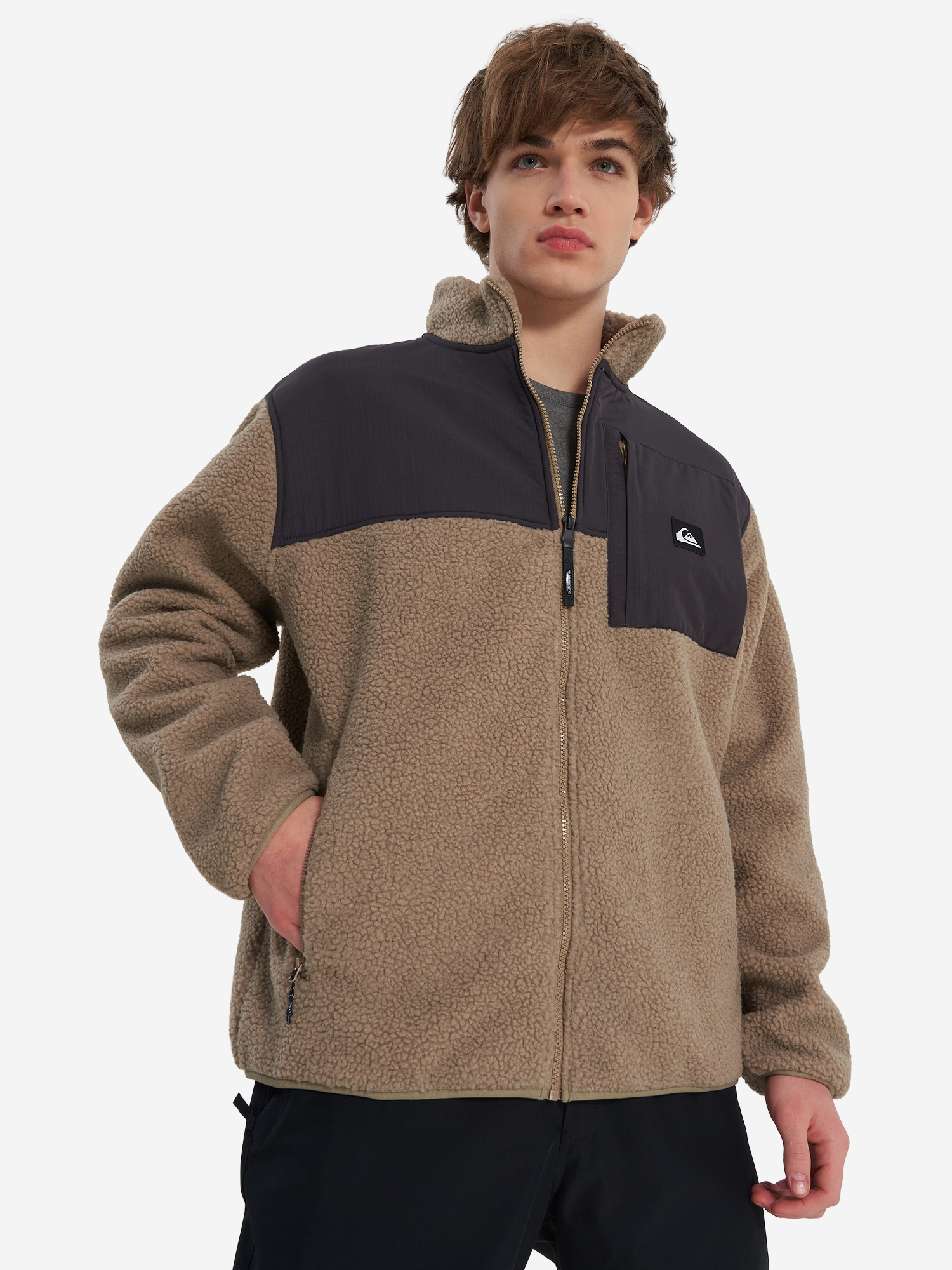 

Джемпер флисовый мужской Quiksilver Shallow Water, Коричневый