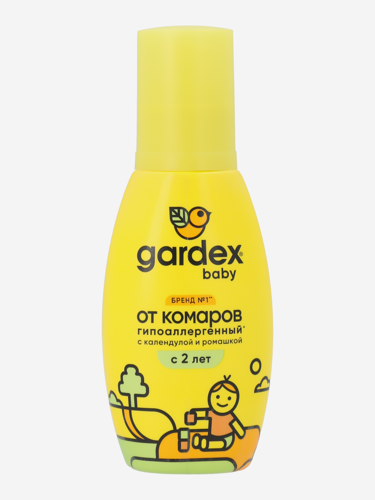 

Аэрозоль от кровососущих насекомых детский Gardex Baby, 100 мл, Желтый