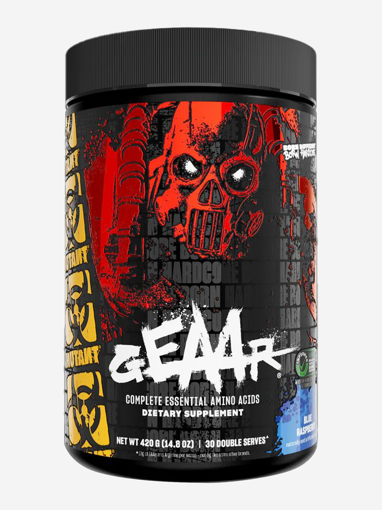 Изображение товара Аминокислоты Mutant Geaar 420 г голубая малина - спортивное питание для восстановления мышц