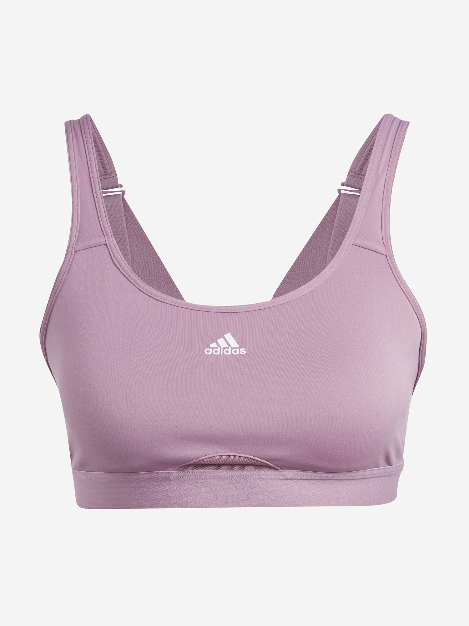 Спортивный топ бра adidas, Розовый IJ5746A01-, размер 85A-C - фото 6