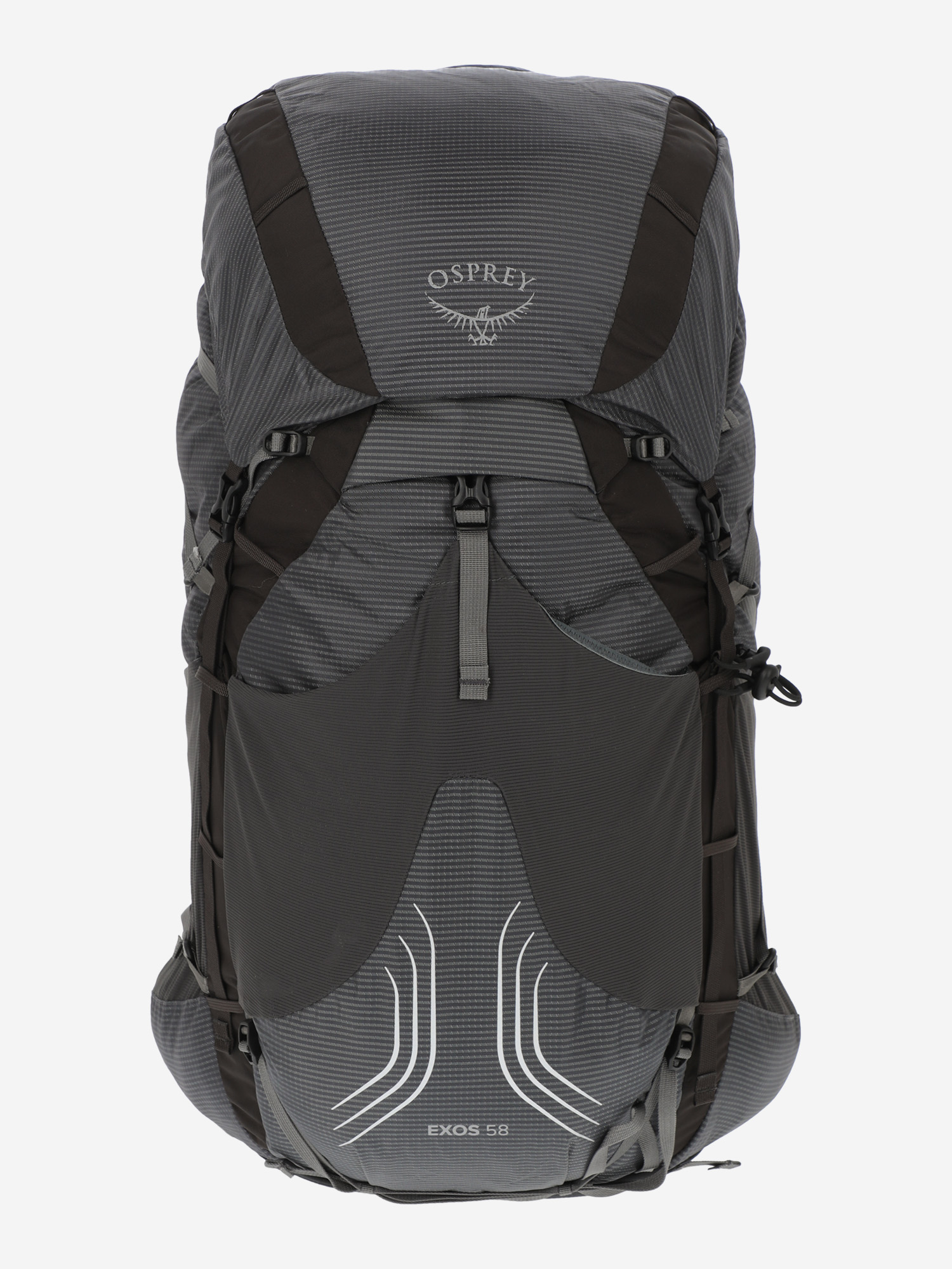 Рюкзак Osprey Exos, 58 л, Серый наконечники для треккинговых палок masters серый
