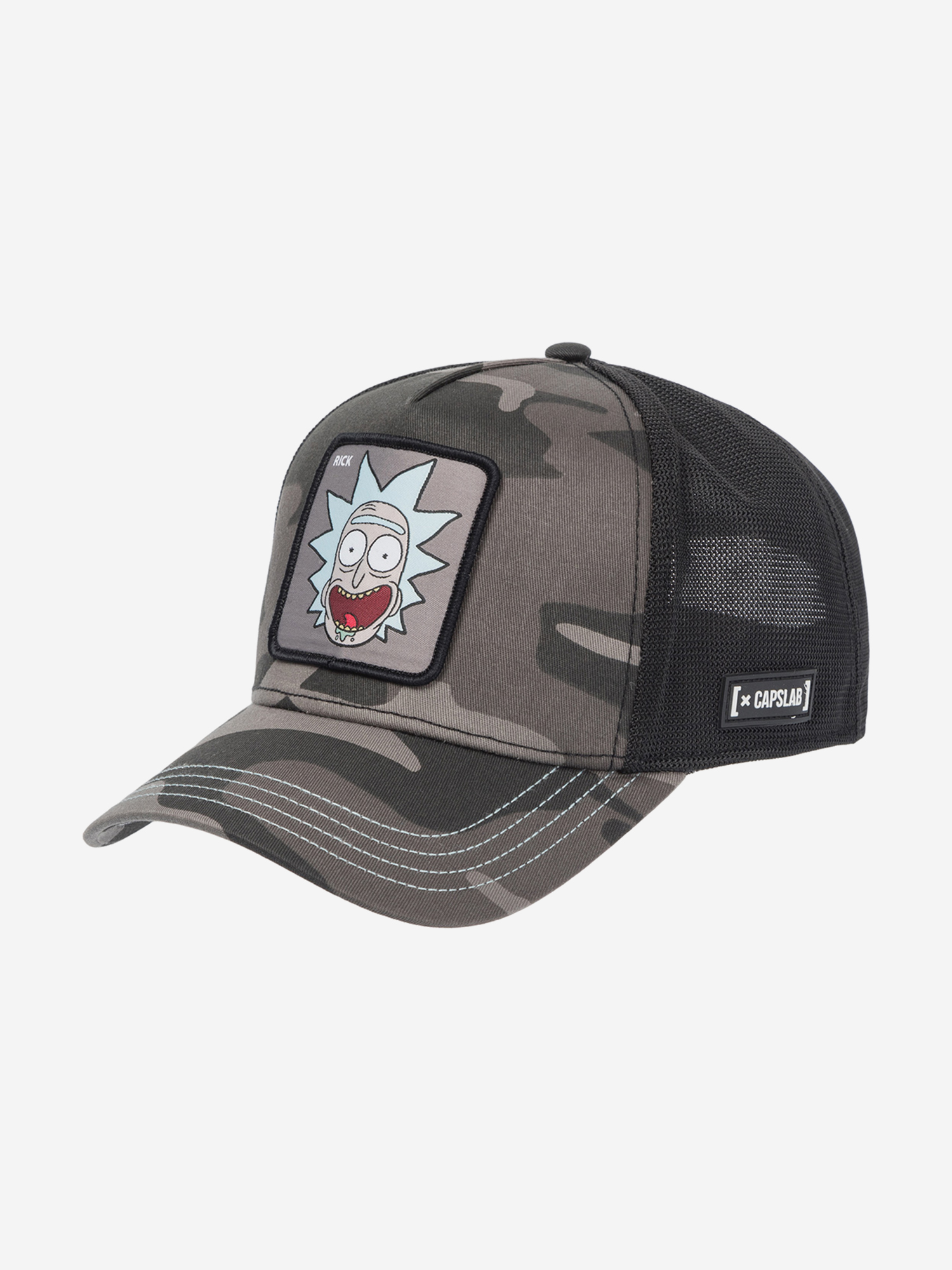 

Бейсболка с сеточкой CAPSLAB CL/REM5/1/PCT/RMB Rick and Morty Rick (серый), Серый