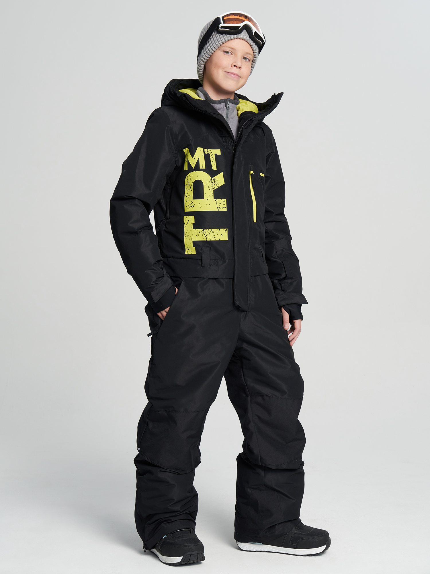 Комбинезон сноубордический для мальчиков Termit, Черный