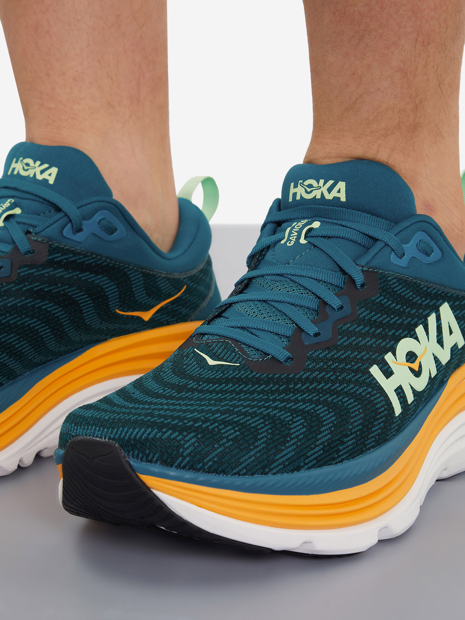 Кроссовки мужские Hoka One One Gaviota 5, Зеленый Вид№9