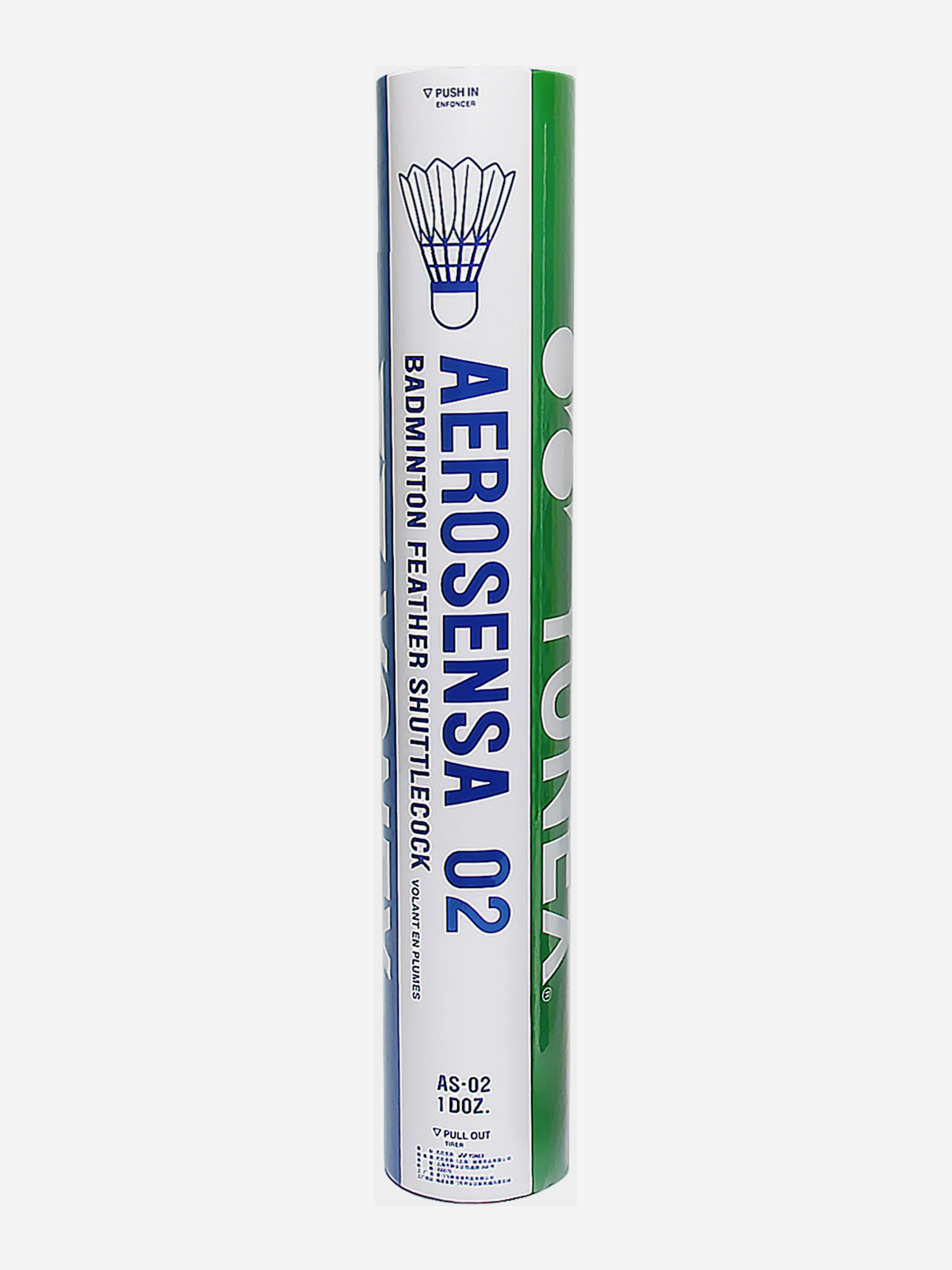 

Воланы перьевые Yonex Aerosensa AS-02 () - 12шт., Белый