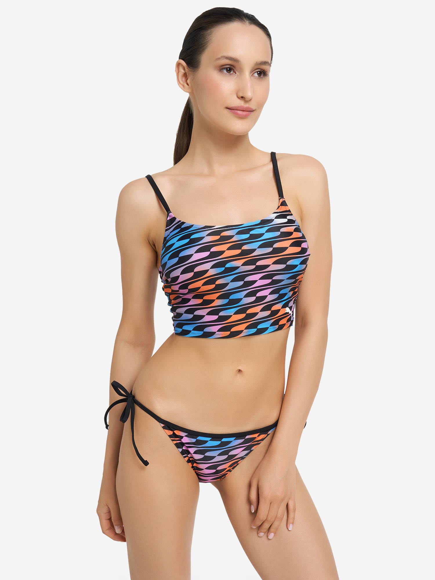 

Танкини женское PUMA Formstrip Longline Top, Черный