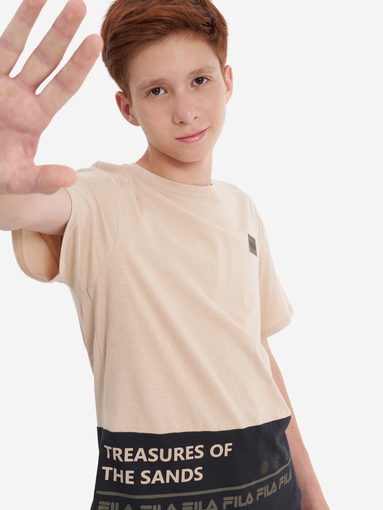 

Футболка для мальчиков FILA, Бежевый
